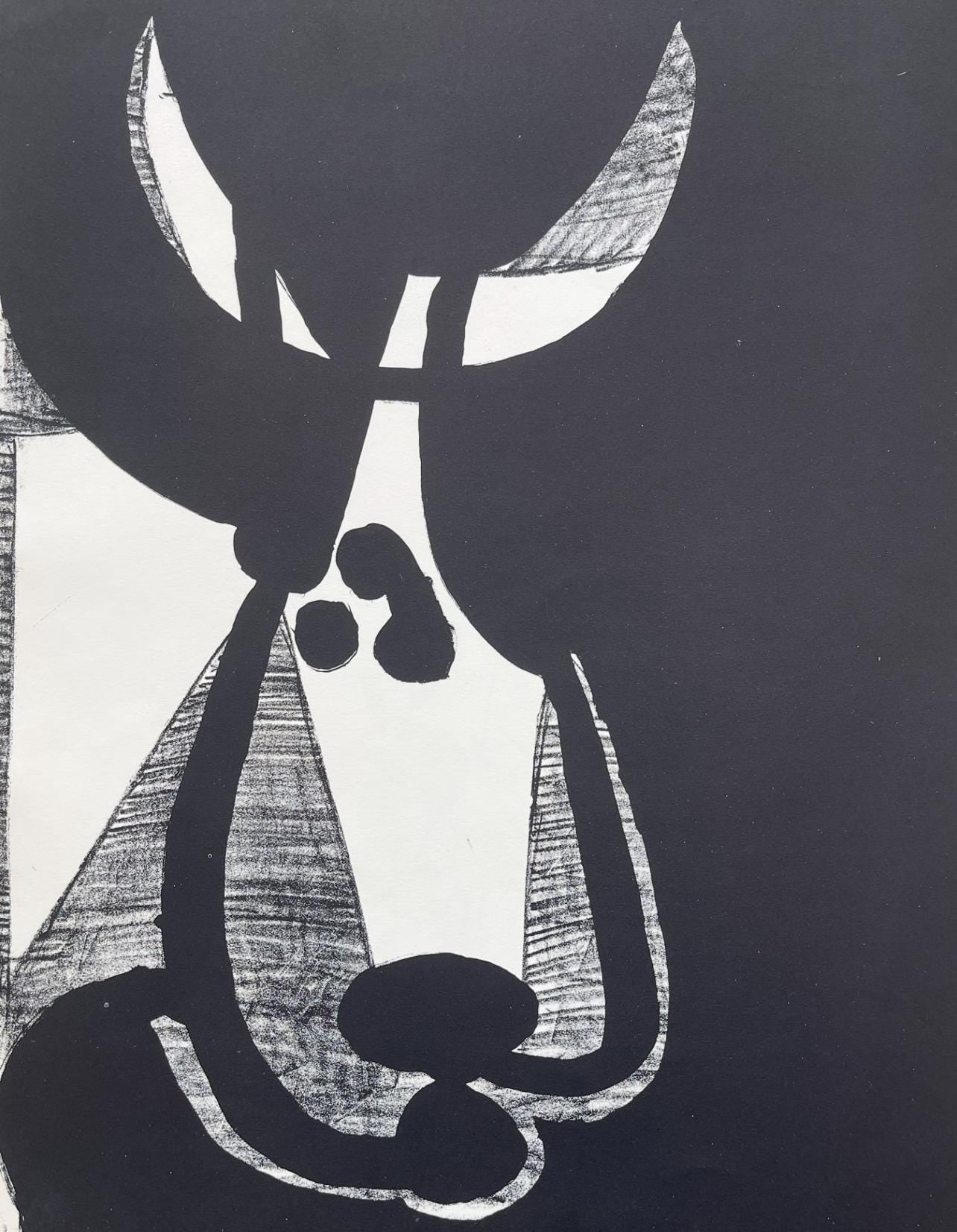 Pablo Picasso, Composition, Picasso Lithographs Since 1945, Cincinnati Art Museum, Limited Edition Lithograph