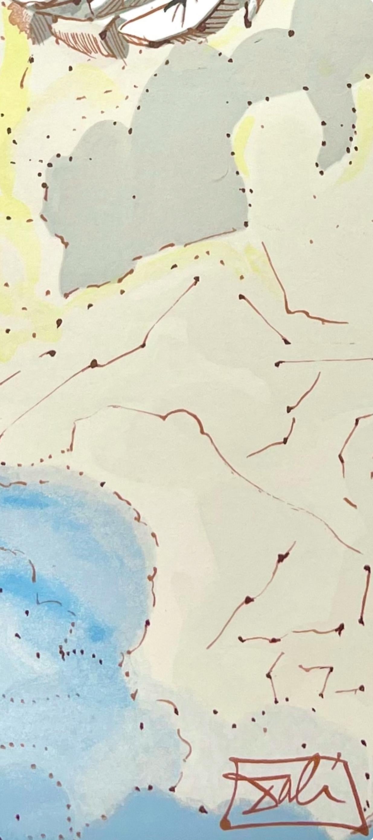 Salvador Dali, Paradies XXI (Field 189-200; Michler/Löpsinger 1039-1138), Die Göttliche Komödie, Signed, Limited Edition Woodcut