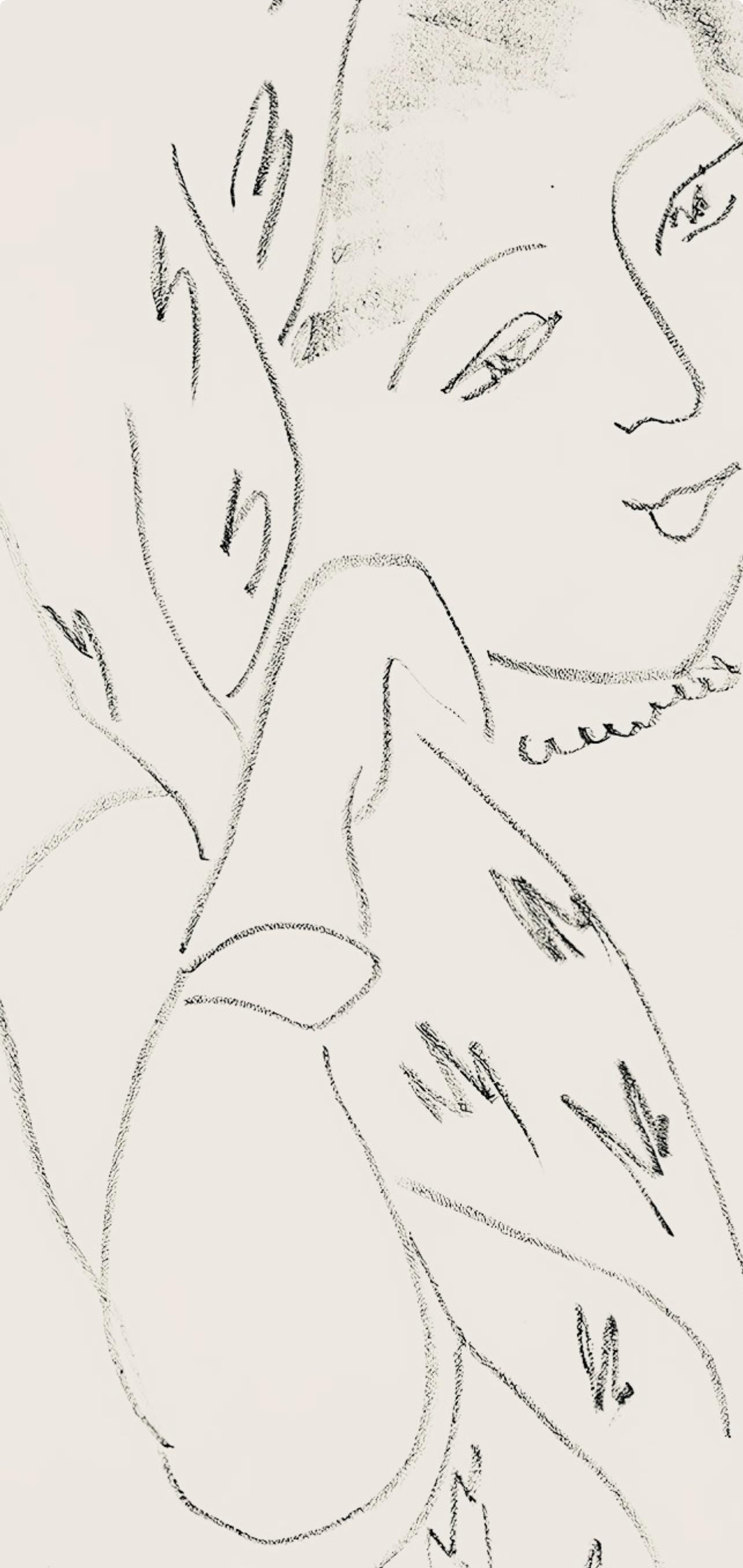 Henri Matisse, Série L, var. 14 (Duthuit 9), Henri Matisse, Dessins, Thèmes et variations, Limited Edition Lithograph