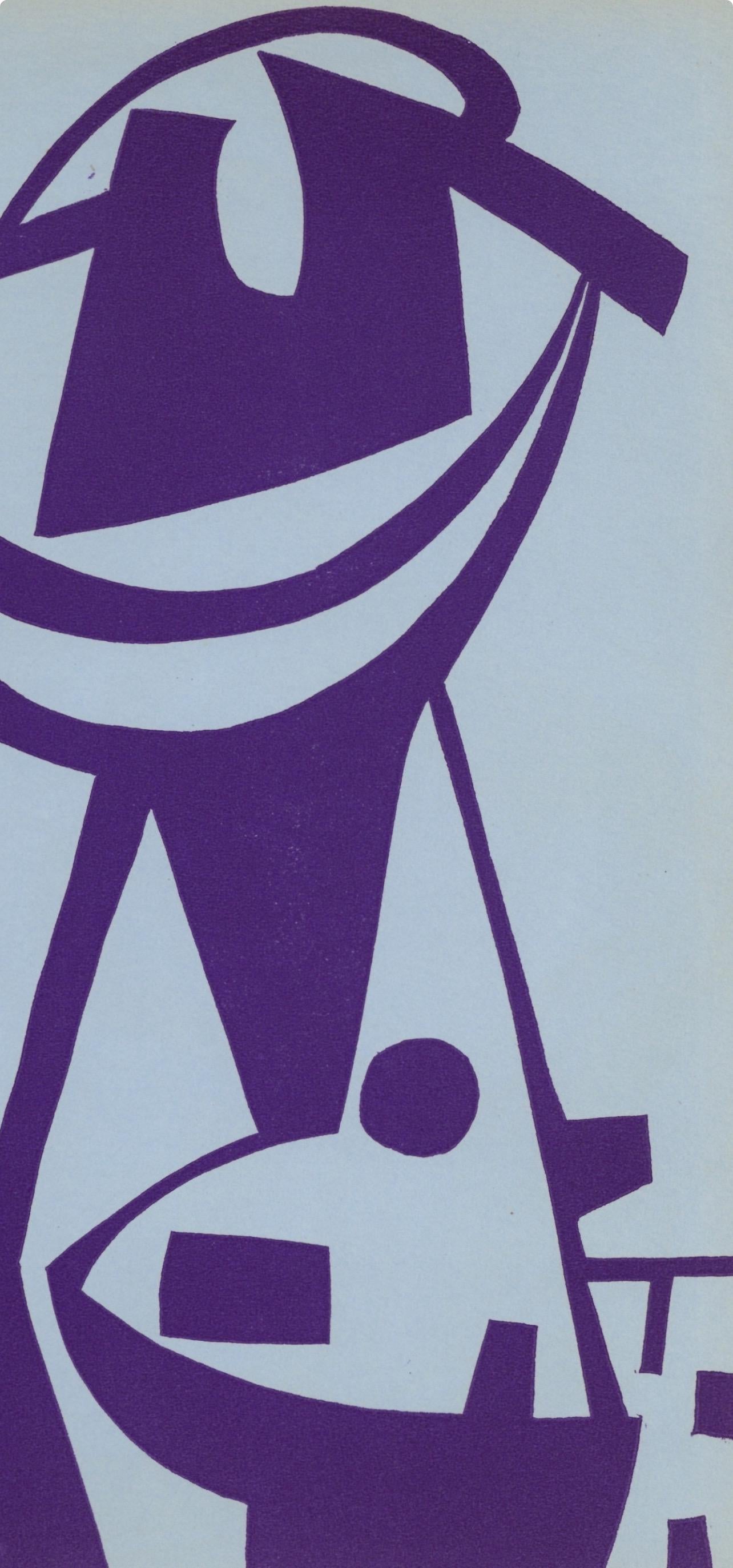 Jean Hélion, Composition, XXe siècle, Limited Edition Linocut