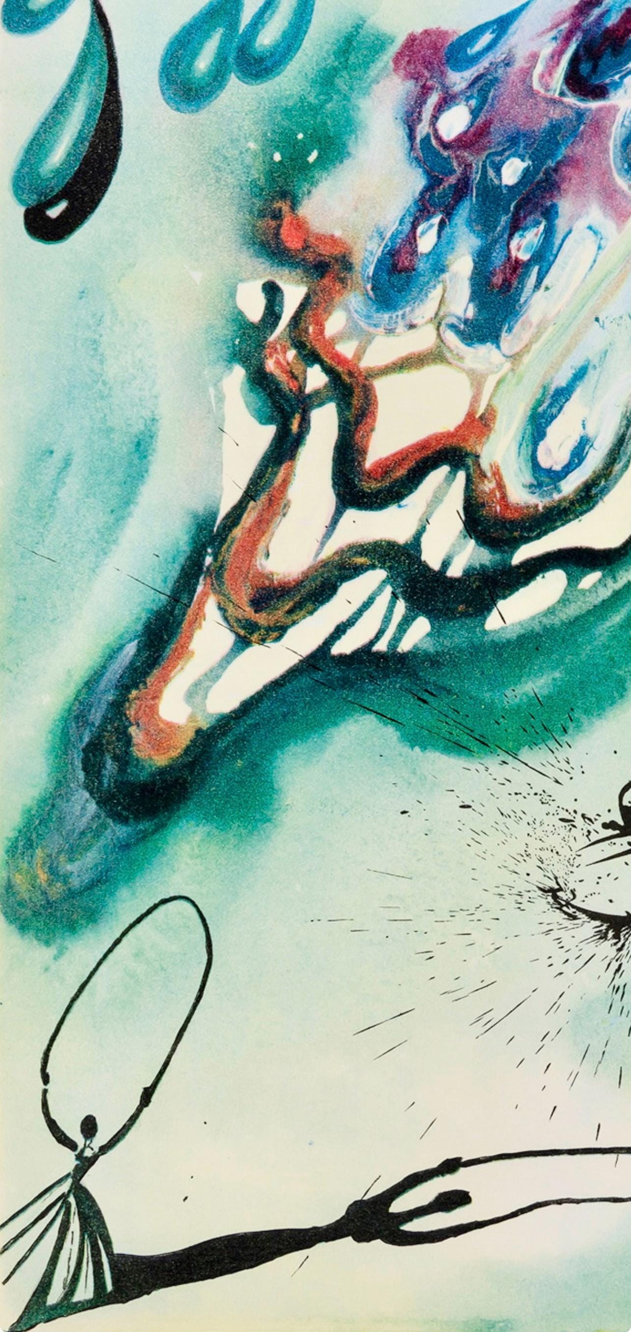 Salvador Dalí, Composition (Field 69-5, A-M), Alice's Adventures in Wonderland, Limited Edition Héliogravure