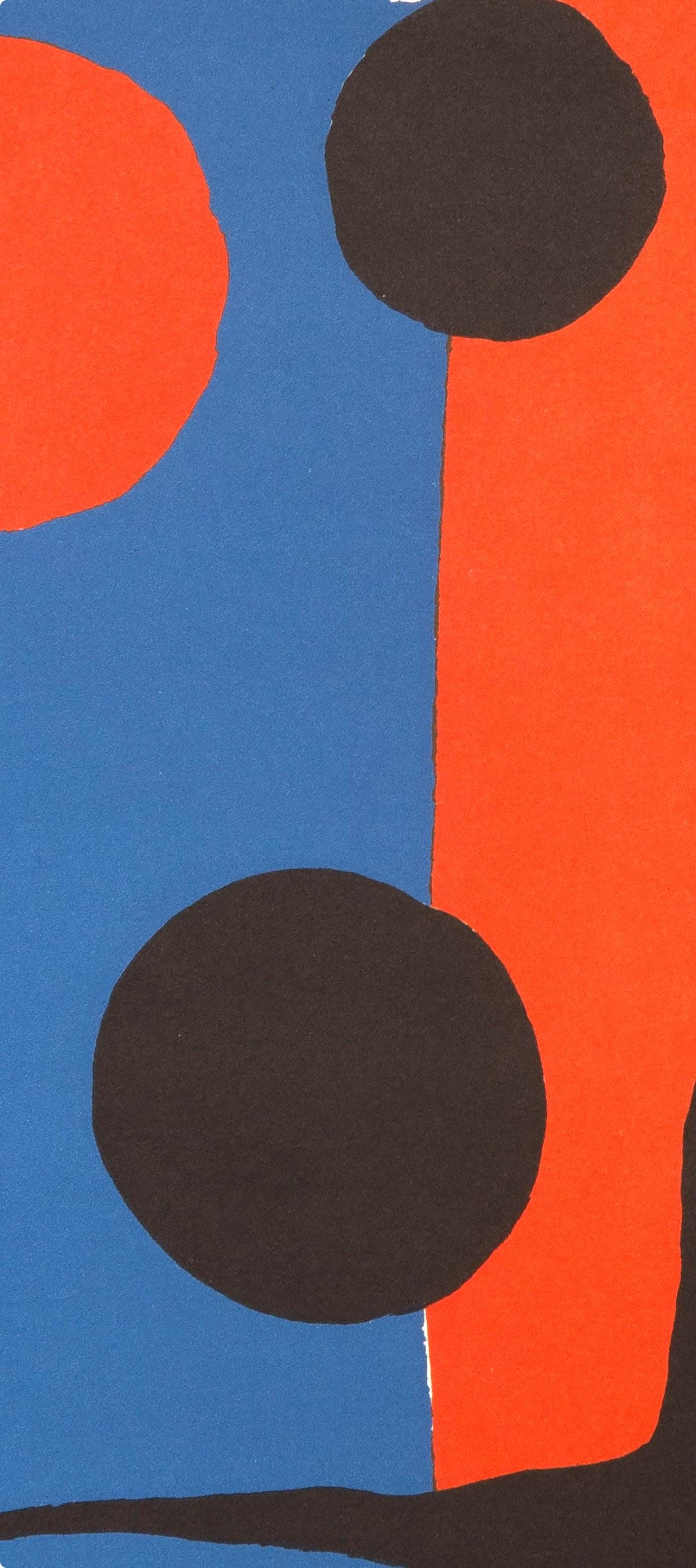 Alexander Calder, Composition, Derrière le miroir, Limited Edition Lithograph