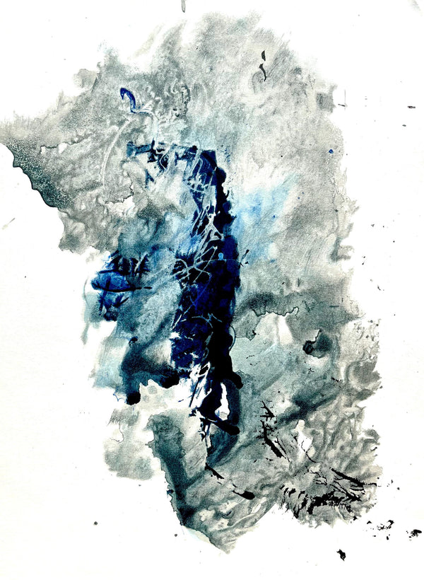 François Fiedler, Composition, Derrière le miroir, Limited Edition Lithograph