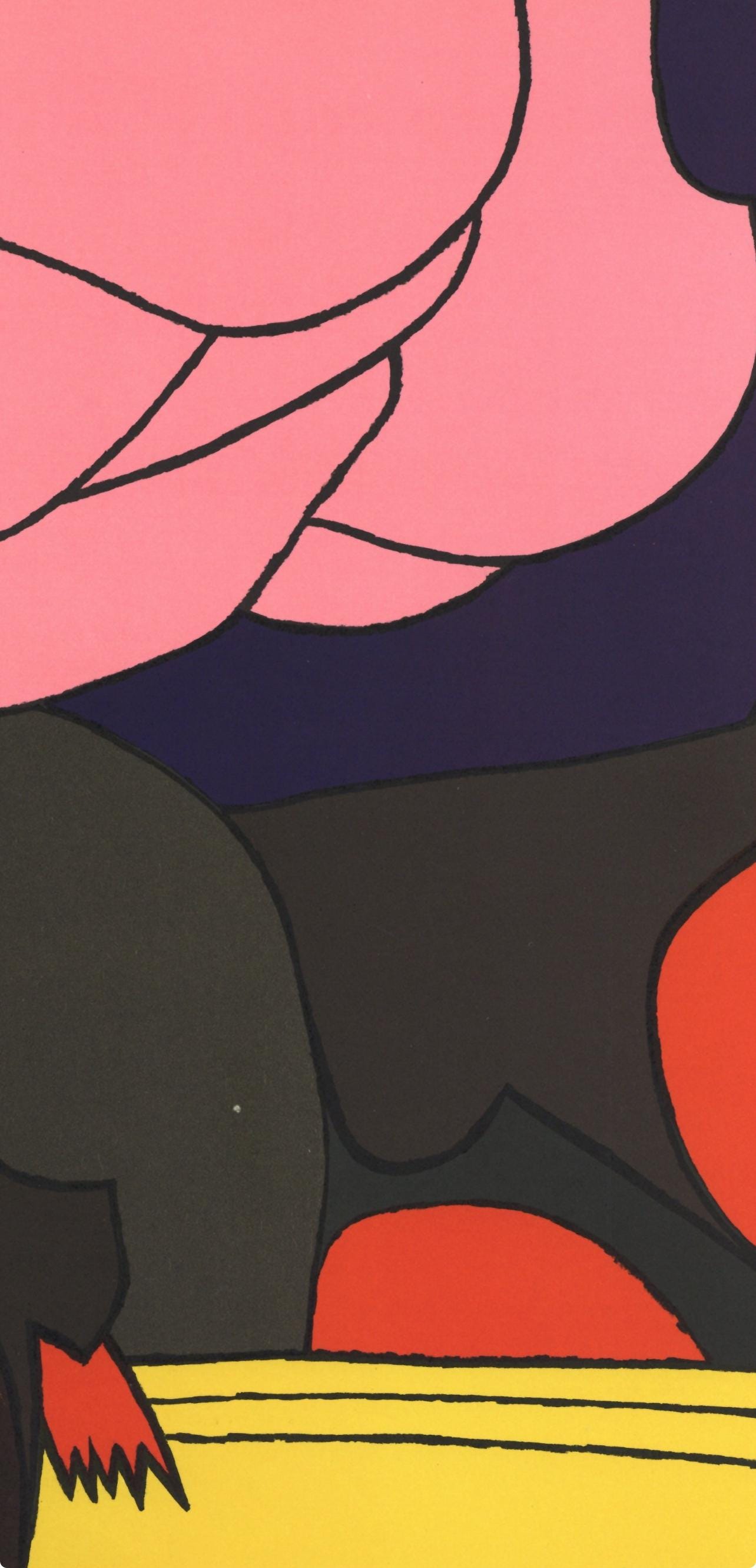Joan Gardy-Artigas, Composition, Hommage à Aimé et Marguerite Maeght, Derrière le miroir, Limited Edition Lithograph