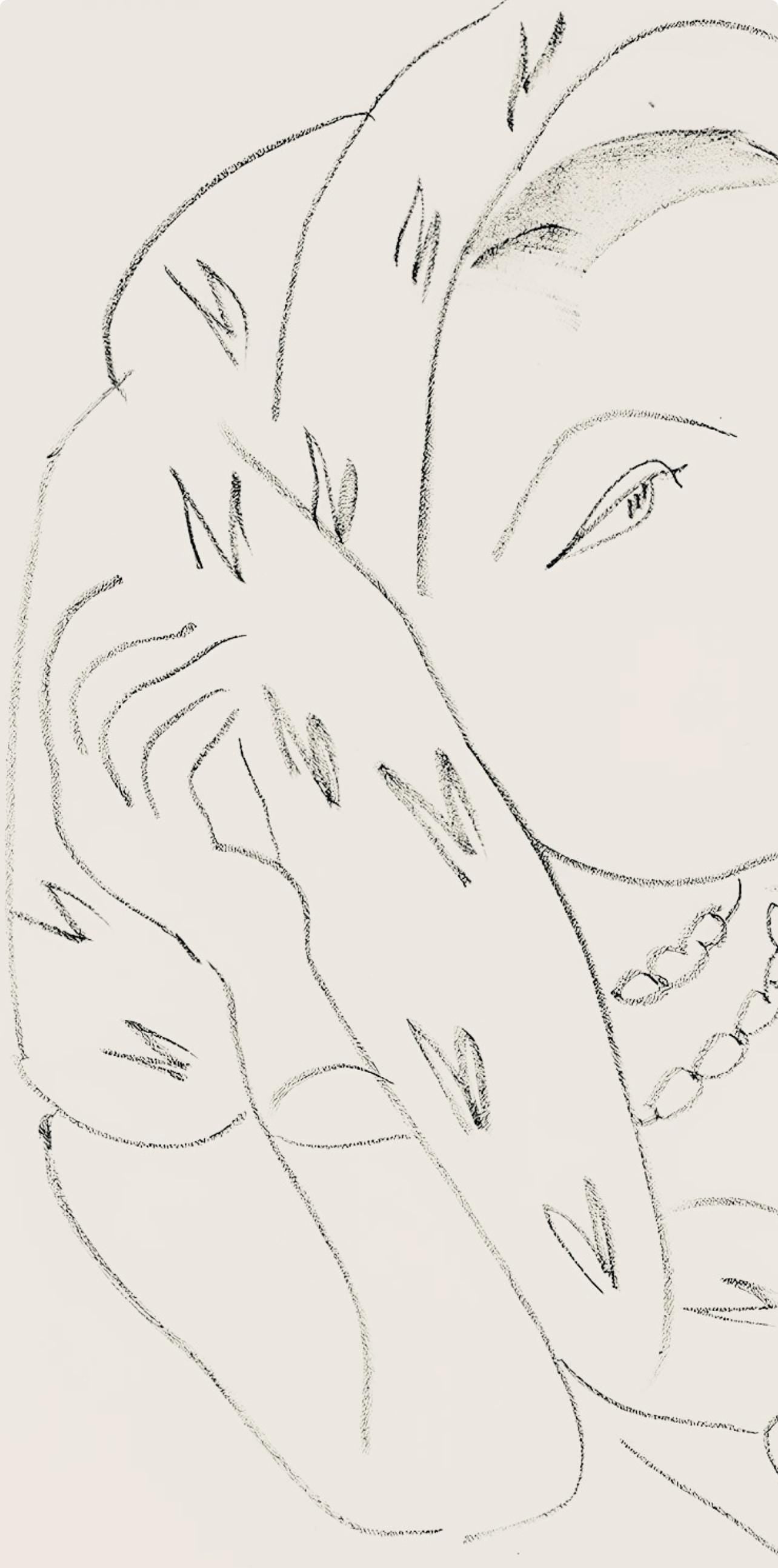 Henri Matisse, Série L, var. 16 (Duthuit 9), Henri Matisse, Dessins, Thèmes et variations, Limited Edition Lithograph
