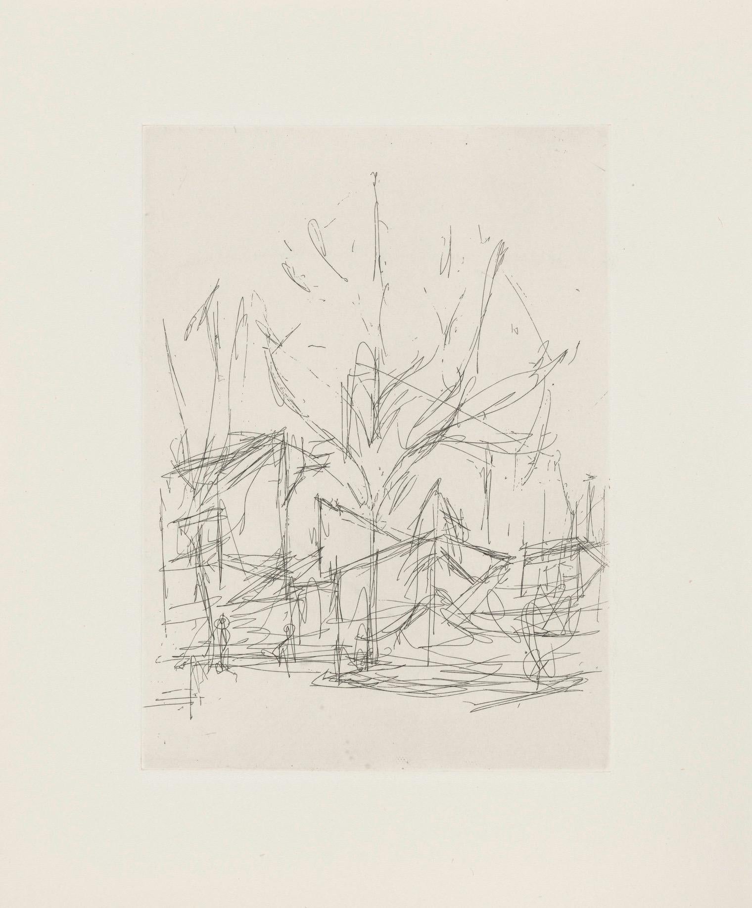 Alberto Giacometti, Composition, Feuilles éparses, Limited Edition Etching