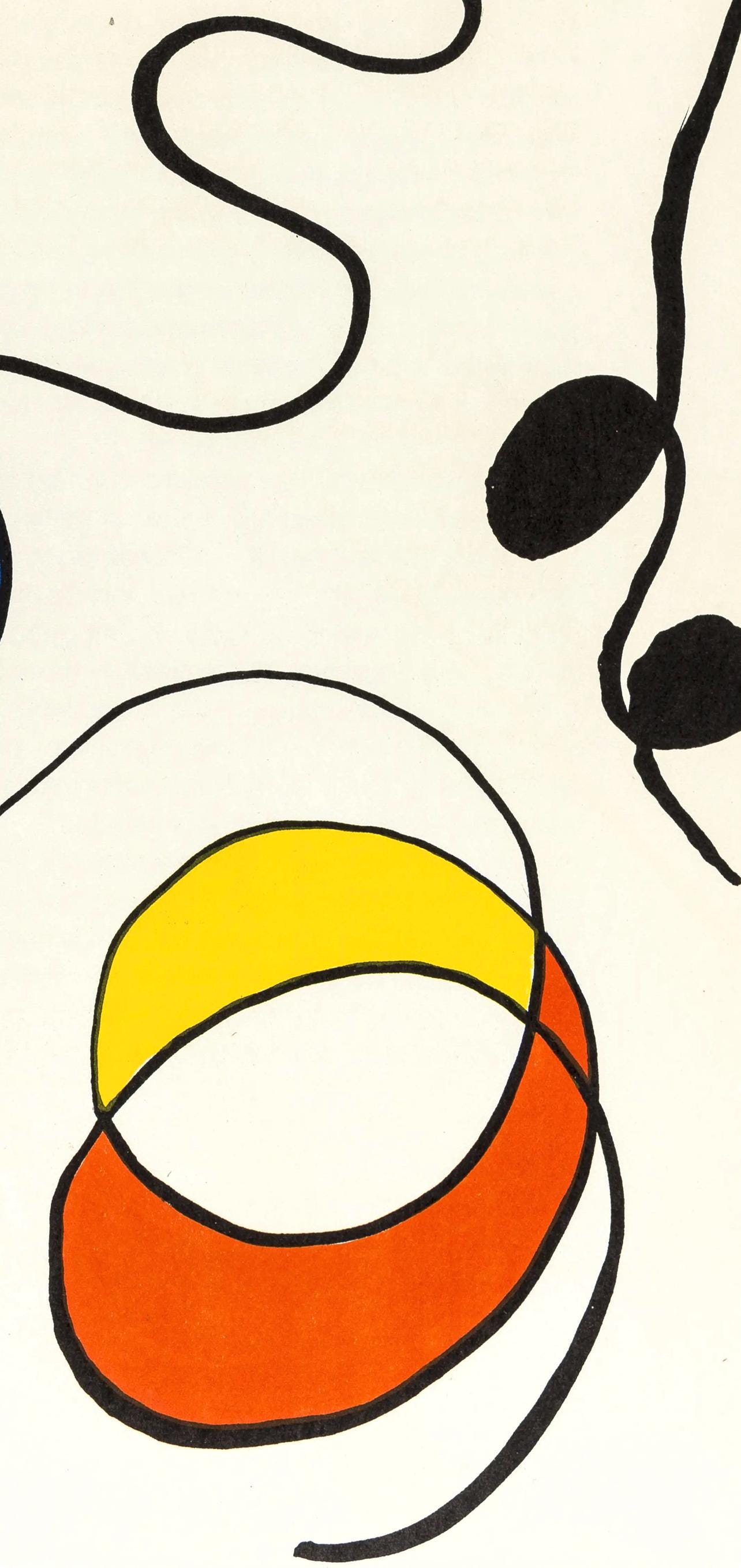 Alexander Calder, Composition, Derrière le miroir, Limited Edition Lithograph