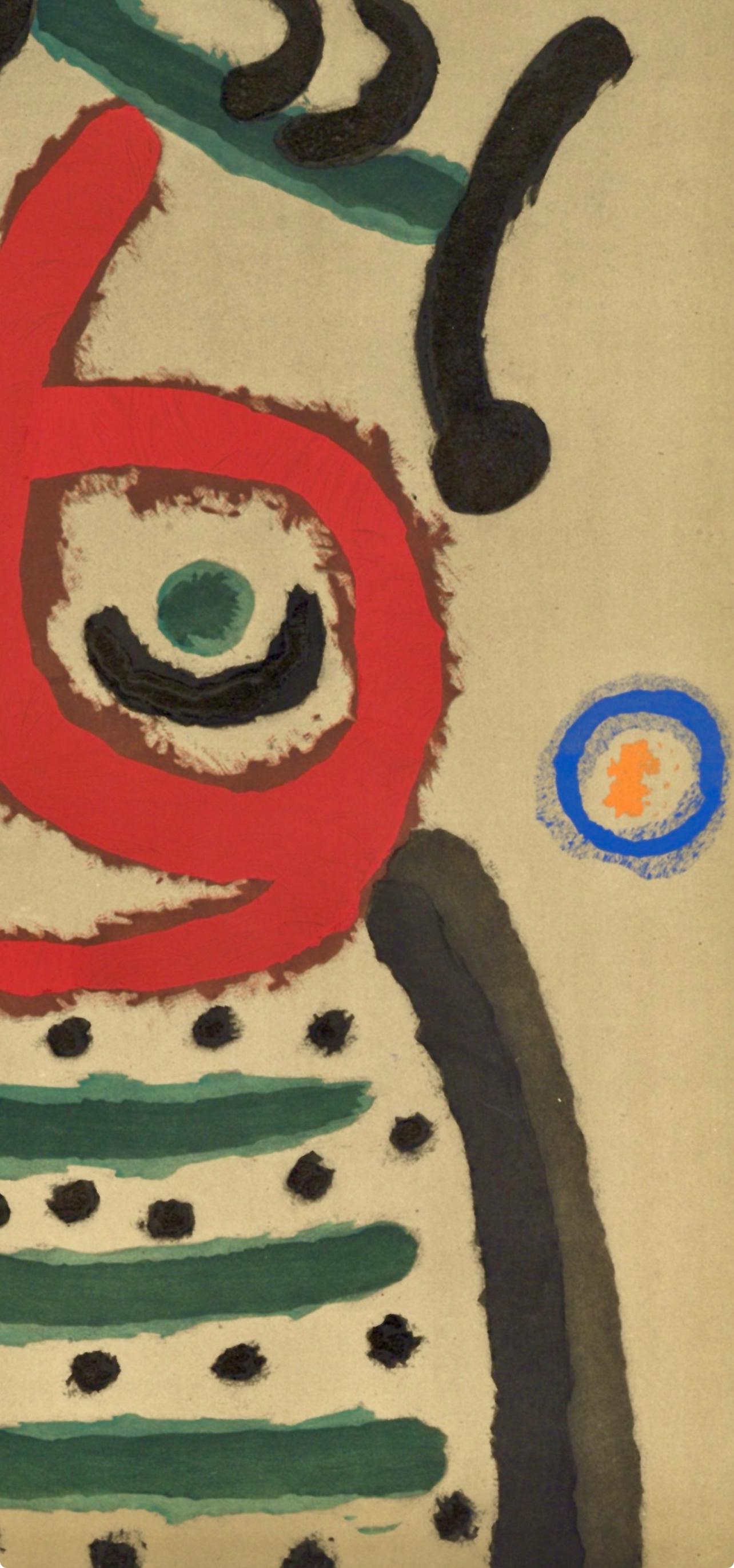 Joan Miró, Composition (Cramer 103; Mourlot 382-383), Miró Cartones 1956-1965, Limited Edition Lithograph