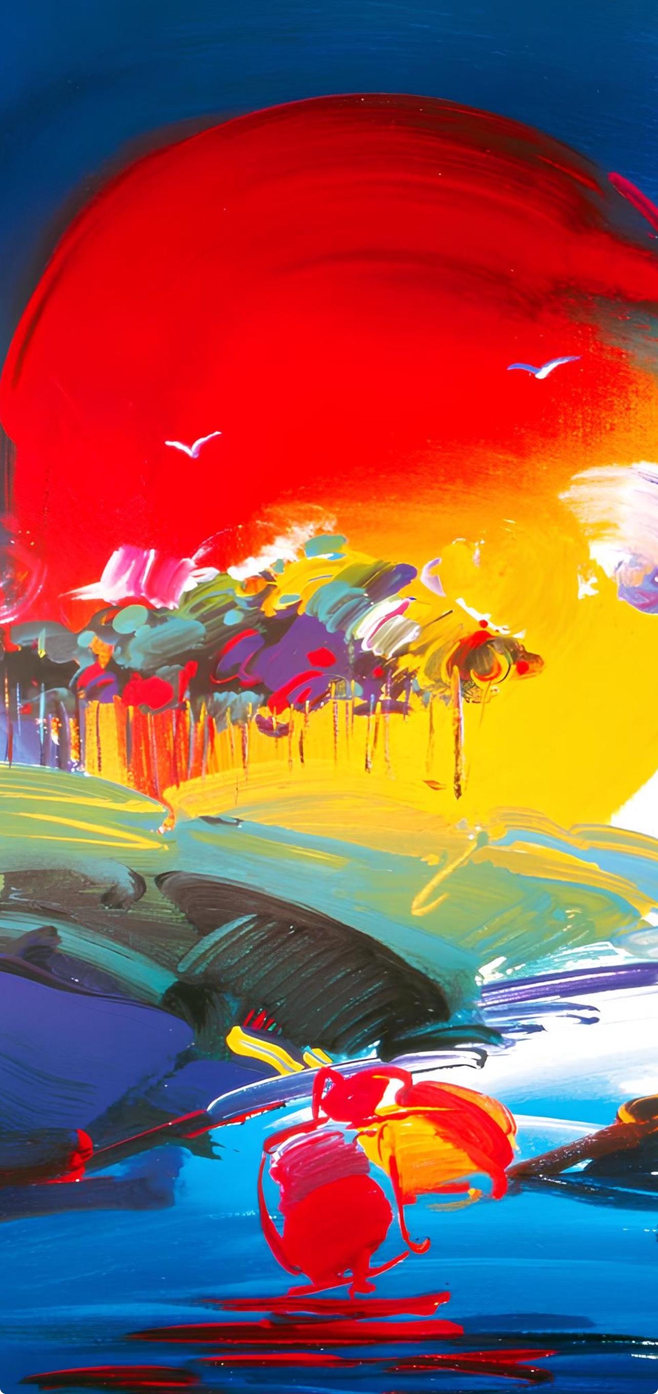 Peter Max, Without Borders, 2000, Hand Signed, Official Edition Offset Lithograph