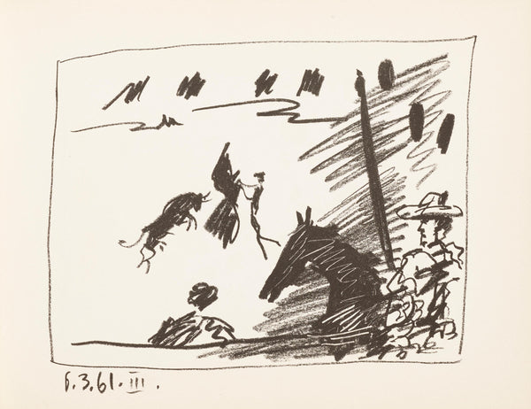Pablo Picasso, Jeu de la cape (Bloch 1014-47; Cramer 113), A Los Toros Avec Picasso, Limited Edition Lithograph
