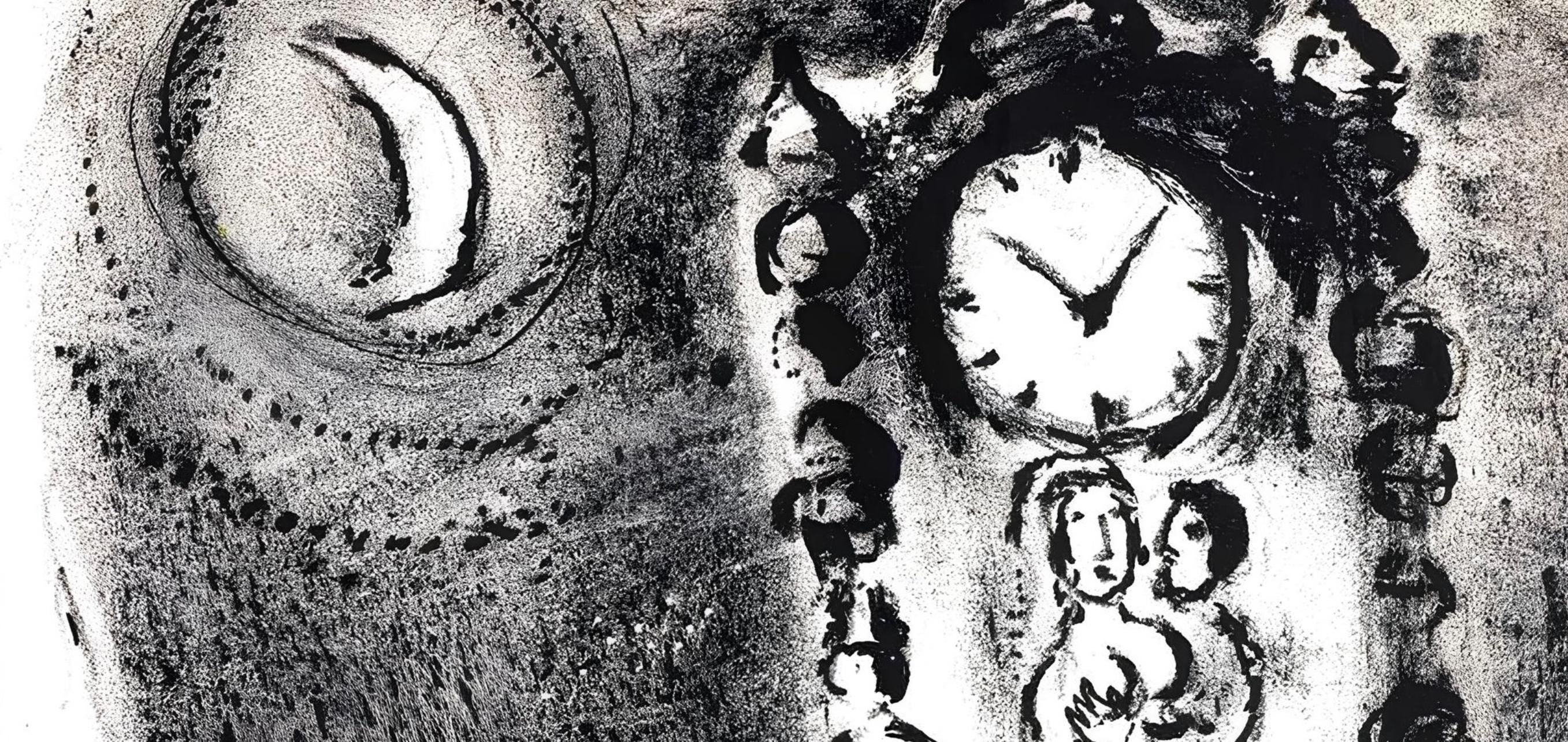 Marc Chagall, Chagall's Uhren, Limited Edition Lithograph