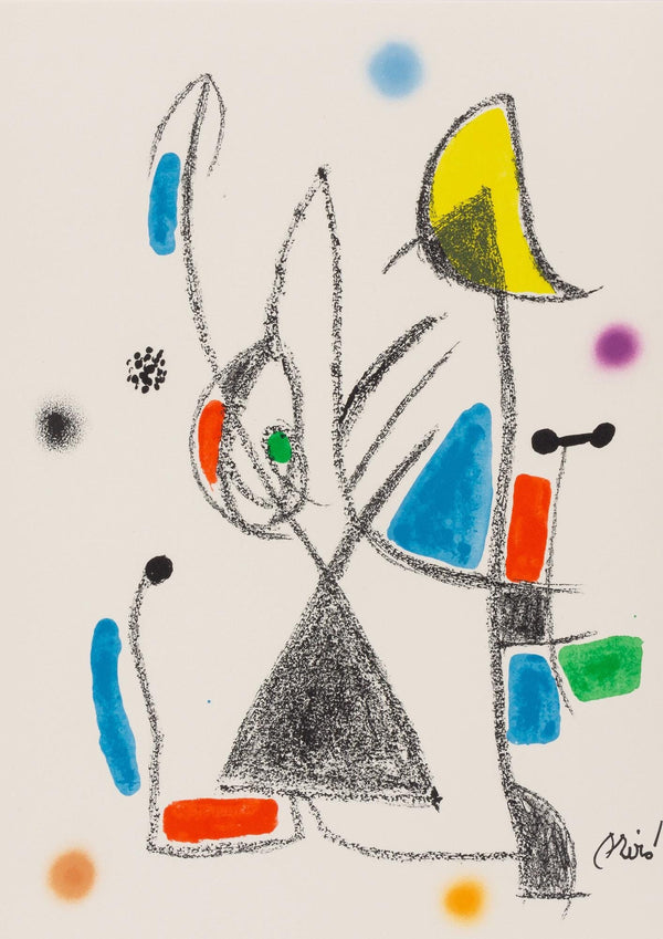 Joan Miró, Composition (Mourlot, 1051-1072), Maravillas con Variaciones acrósticas en el Jardín de Miró, Limited Edition Lithograph