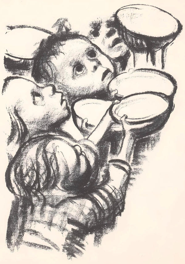 Käthe Kollwitz, Germany's Children are Starving! (Deutschlands kinder hungern!), Limited Edition Lithograph