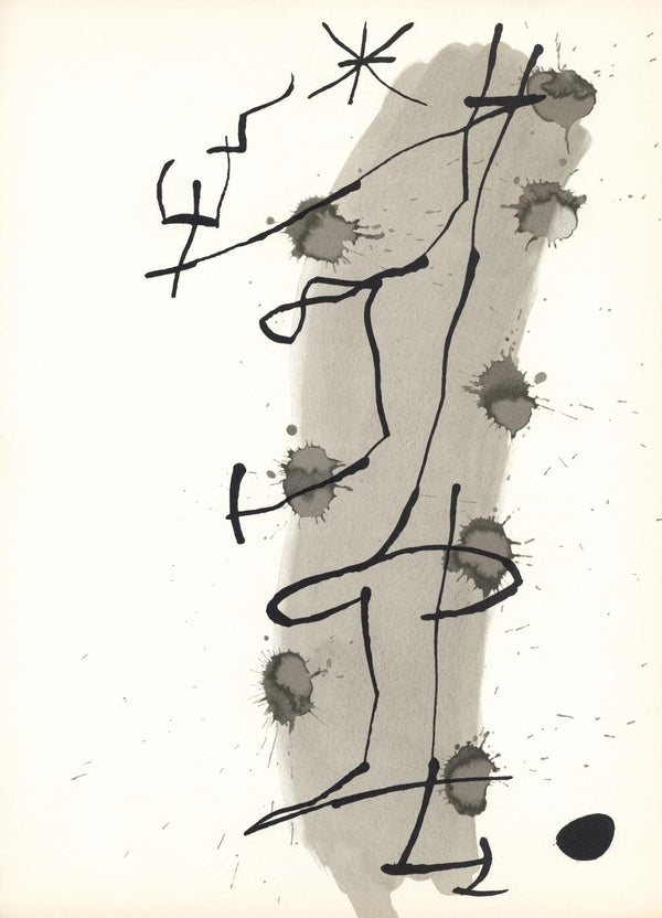 Joan Miró, Composition (Cramer 112; Mourlot 439-442), Derrière le miroir, Limited Edition Lithograph