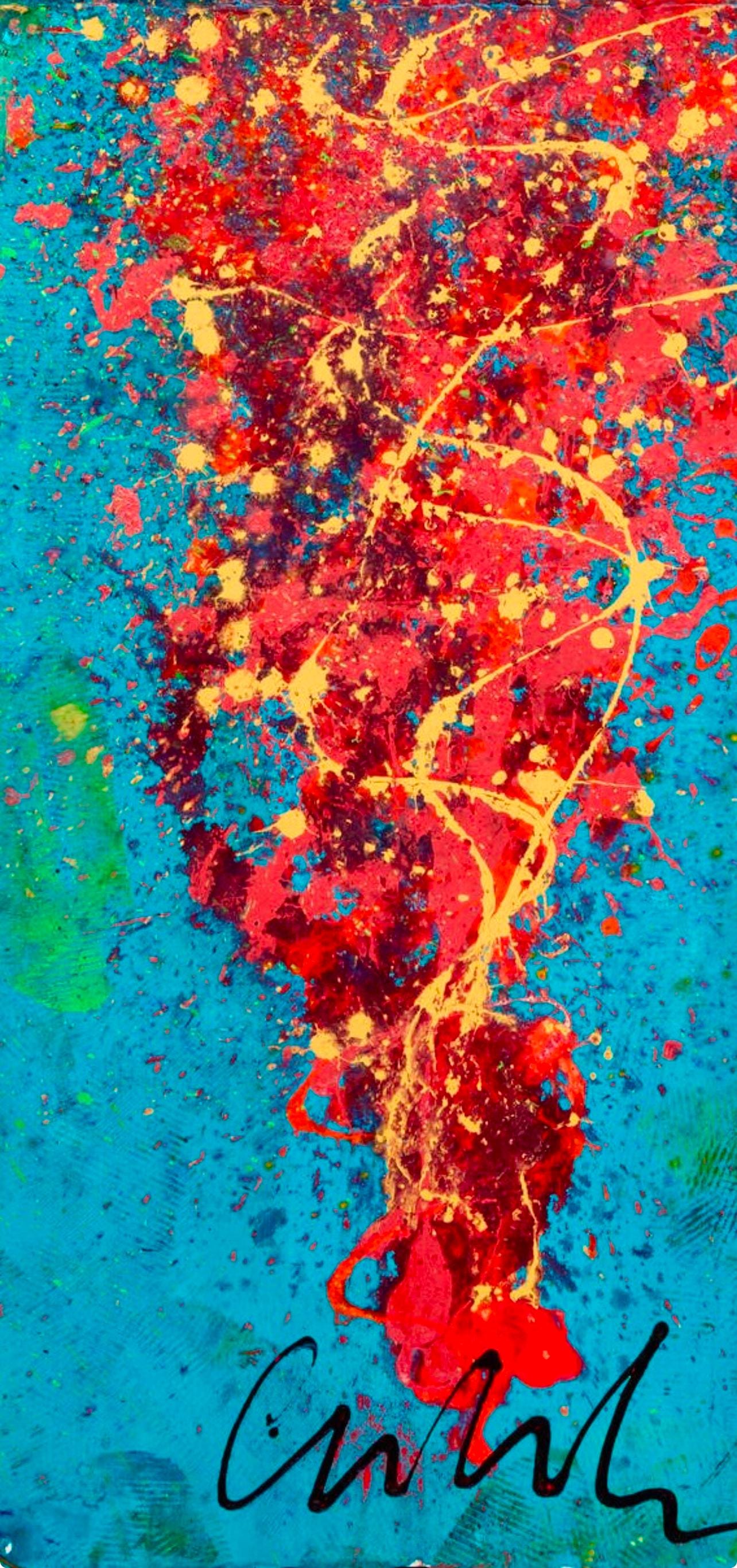 Dale Chihuly, Composition, Chandelier Series, Original Painting