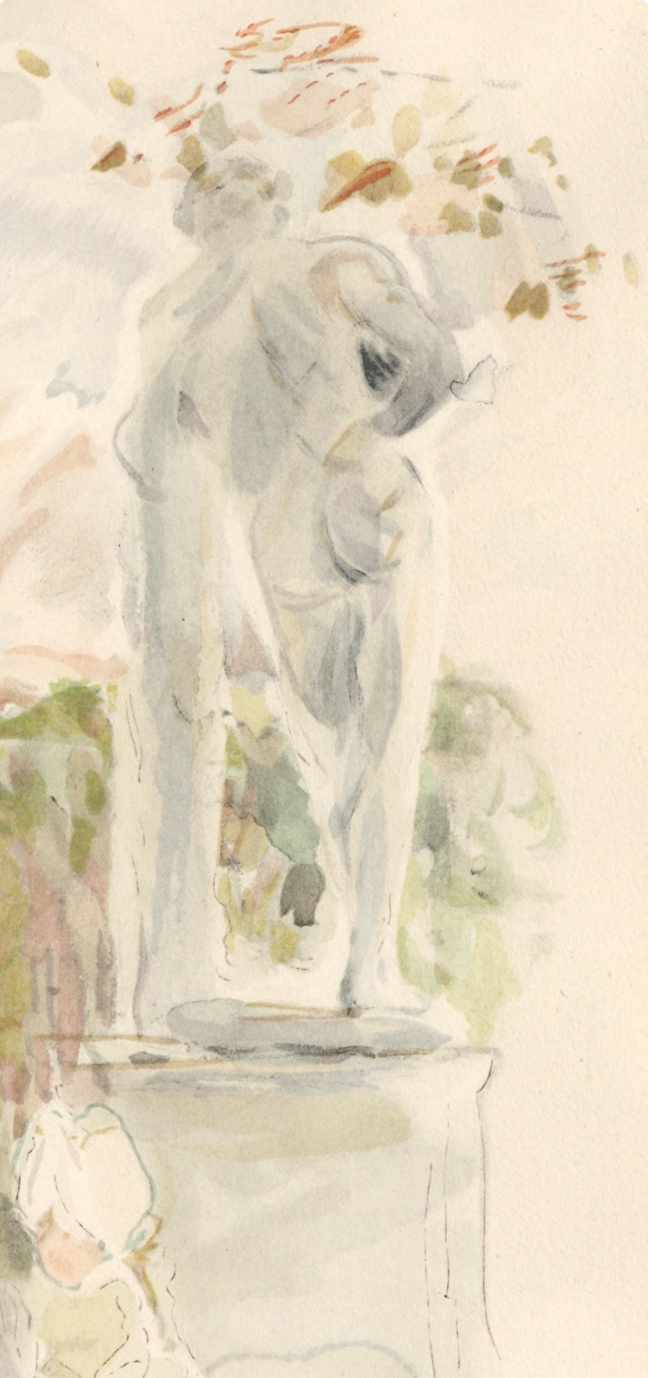Berthe Morisot, Les Tuileries, Berthe Morisot Seize Aquarelles, Limited Edition Lithograph