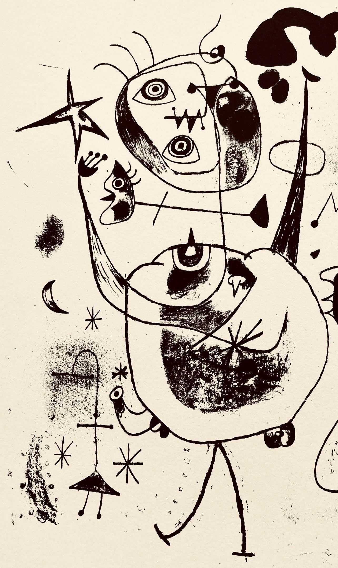 Joan Miró, Composition, The Prints of Joan Miro, Limited Edition Etching