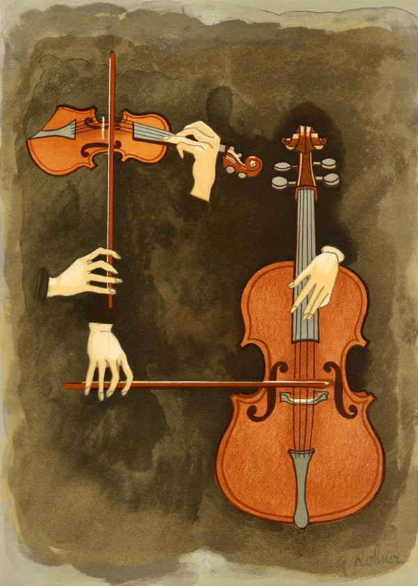 Georges Rohner, Composition, Variations sur l'imaginaire, Limited Edition Lithograph