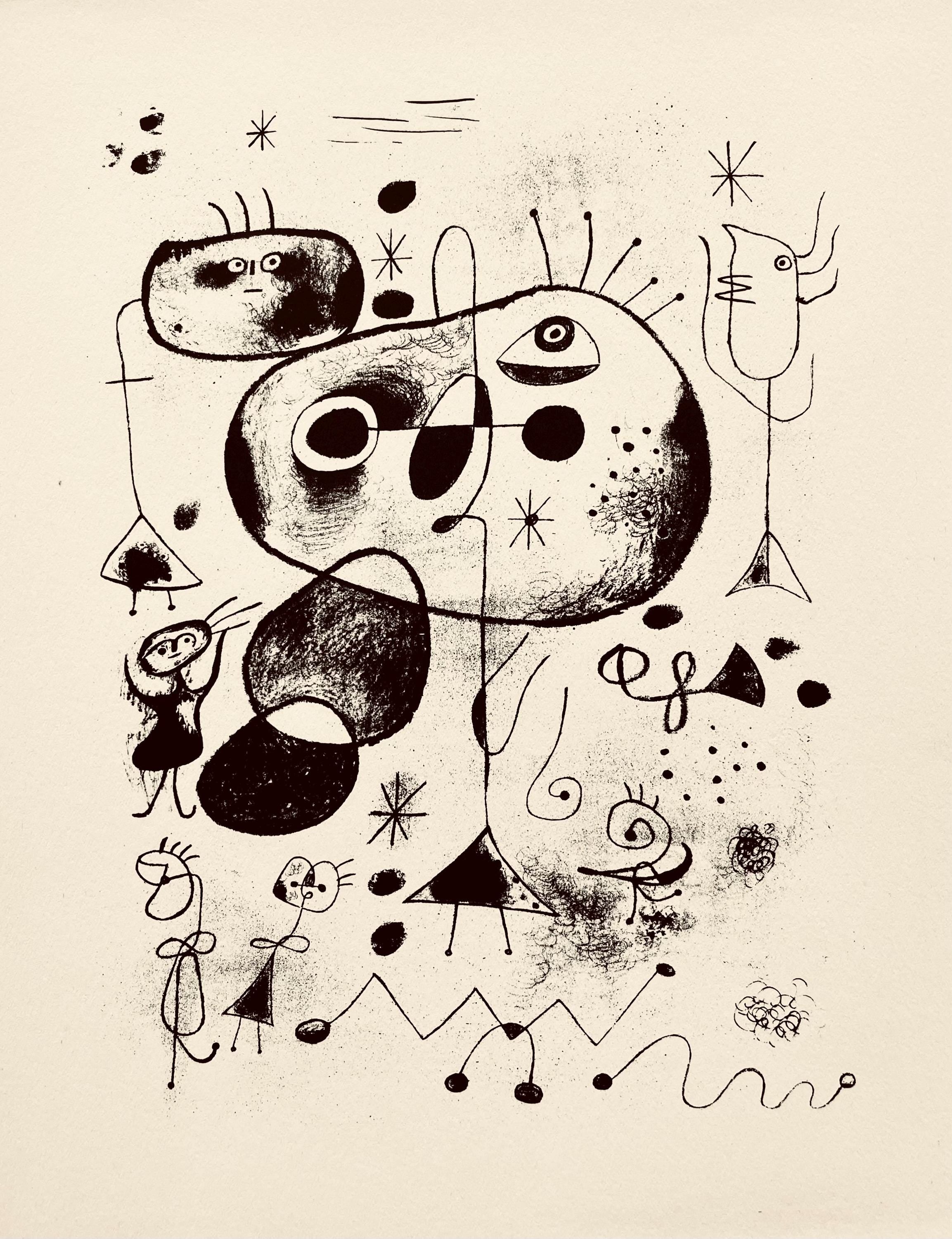 Joan Miró, Composition, The Prints of Joan Miro, Limited Edition Etching