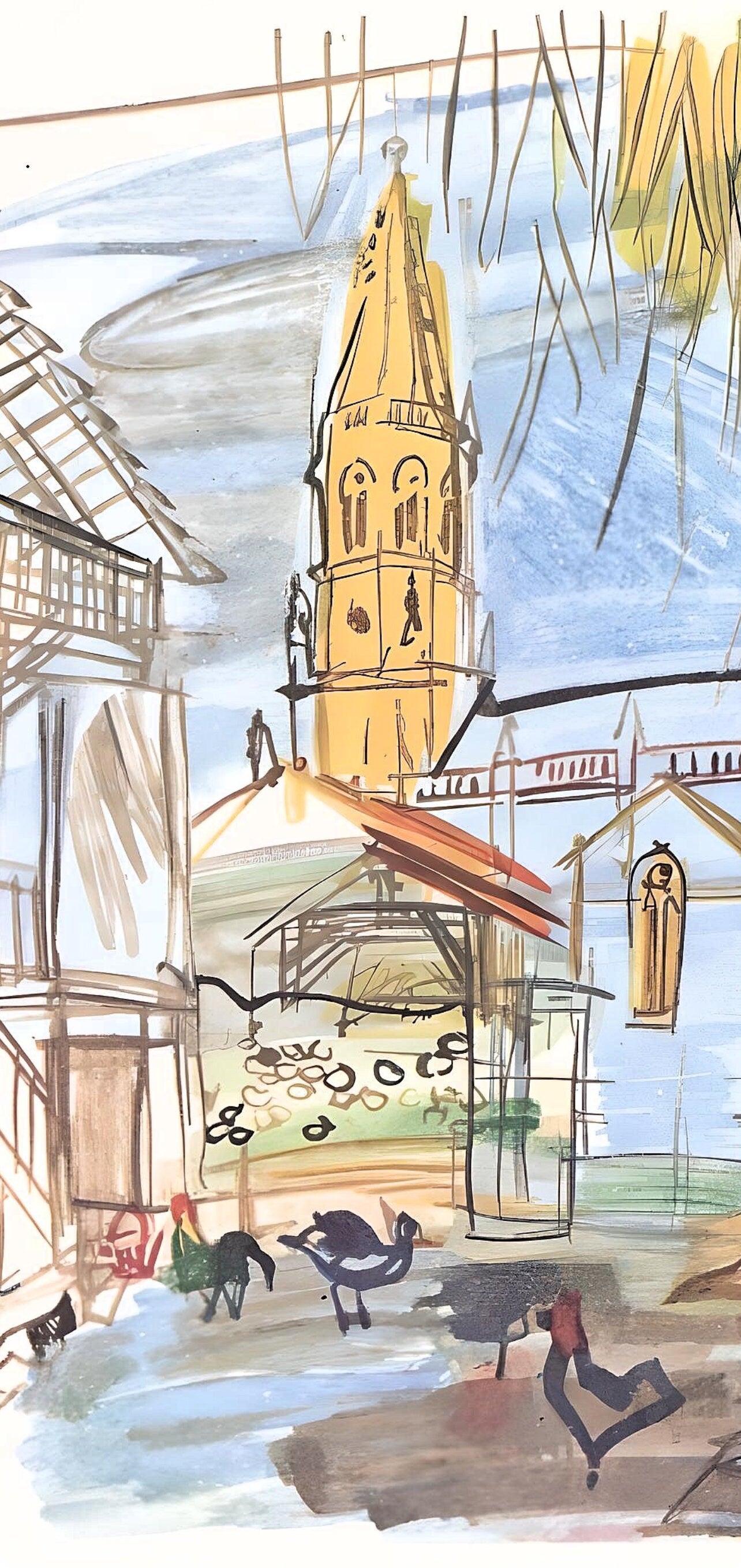 Raoul Dufy, La ferme de Lestel, Vacances forcées
