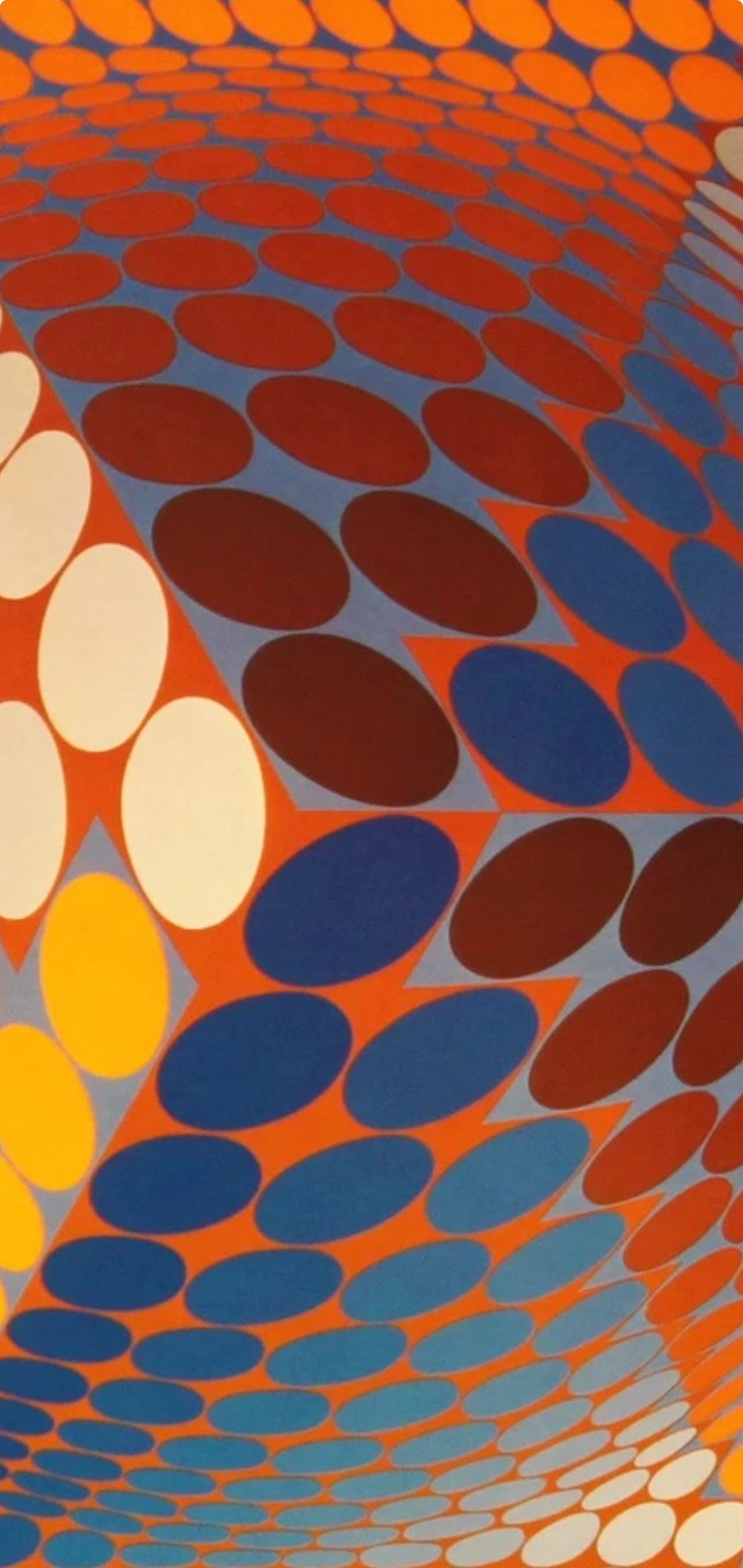 Victor Vasarely, Composition, Hexagone, Limited Edition Héliogravure