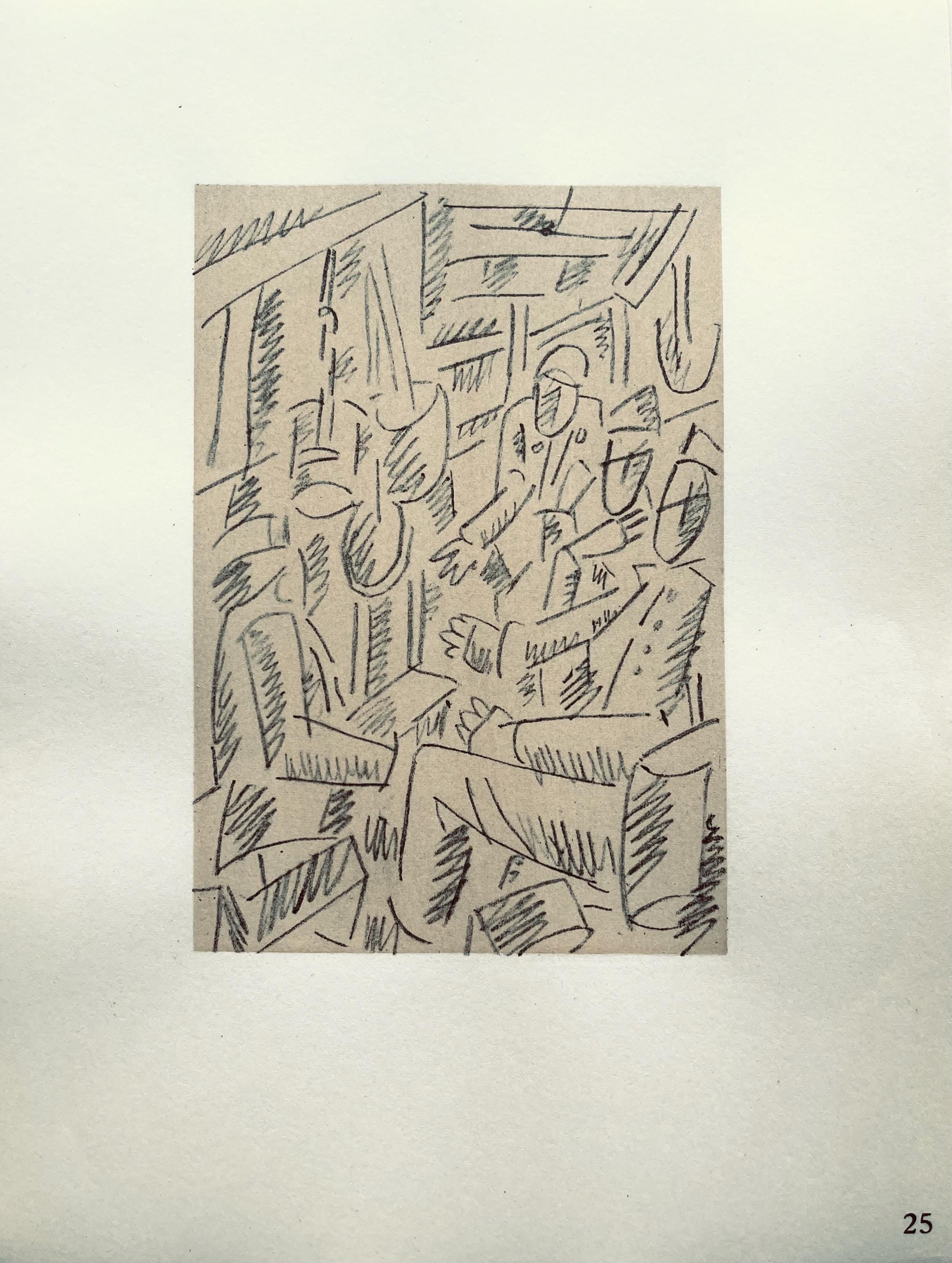 Fernand Léger, Soldats Jouant Aux Cartes, Fernand Léger, Dessins de Guerre, Limited Edition Lithograph