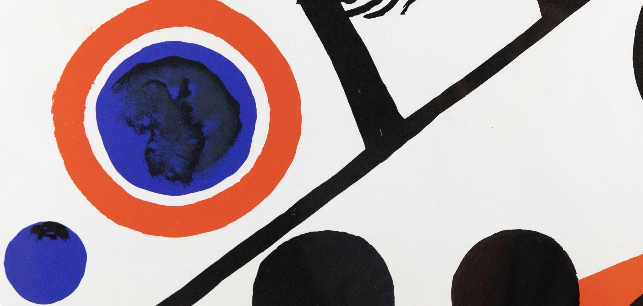 Alexander Calder, Composition, Derrière le miroir, Limited Edition Lithograph