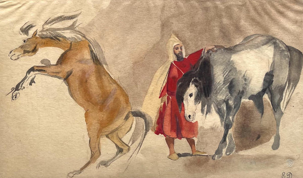 Eugène Delacroix, Composition, Trente et un Dessins et Aquarelles du Maroc, Limited Edition Lithograph