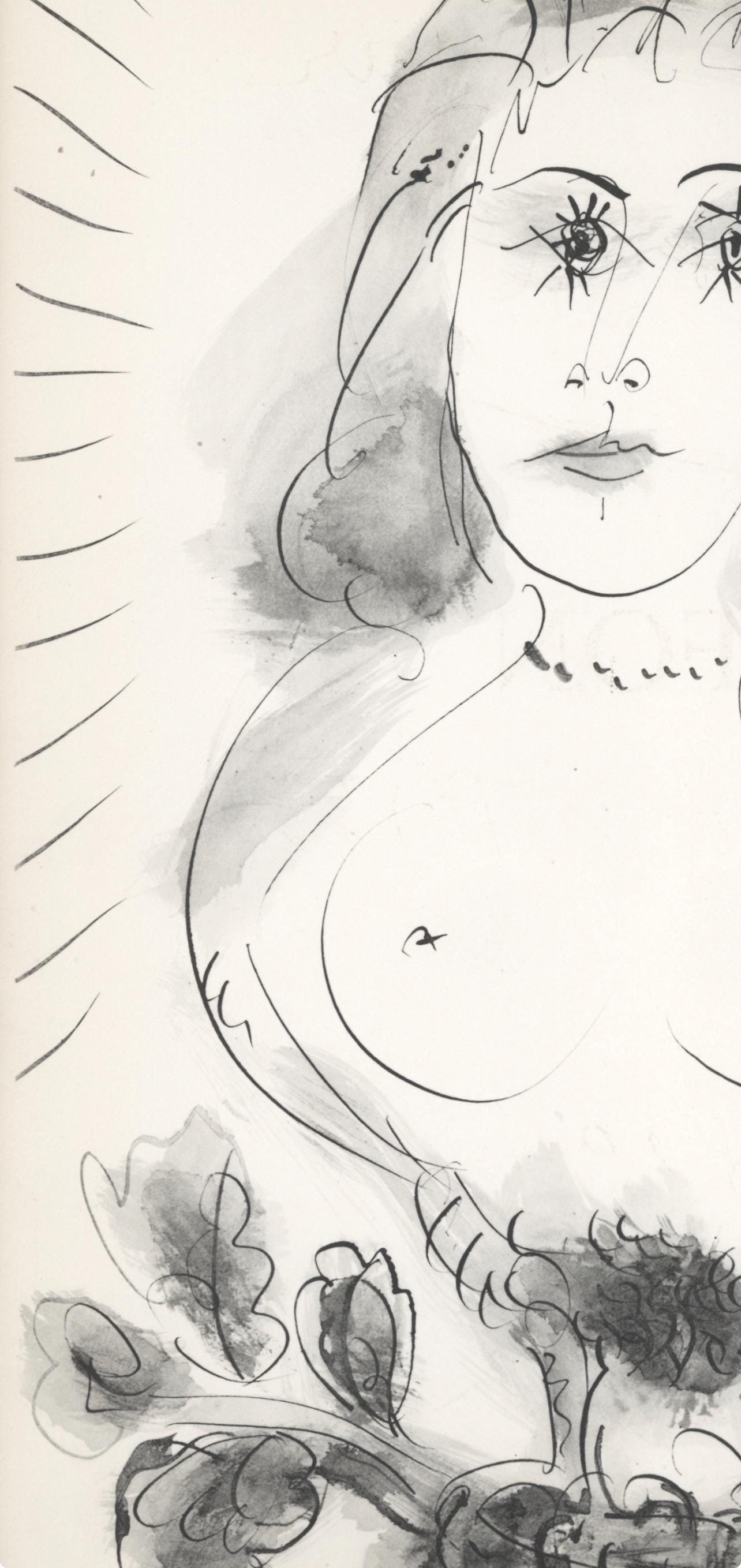Pablo Picasso, Dora Maar (Cramer No. 84), 40 dessins de Picasso en marge du Buffon, Limited Edition Lithograph