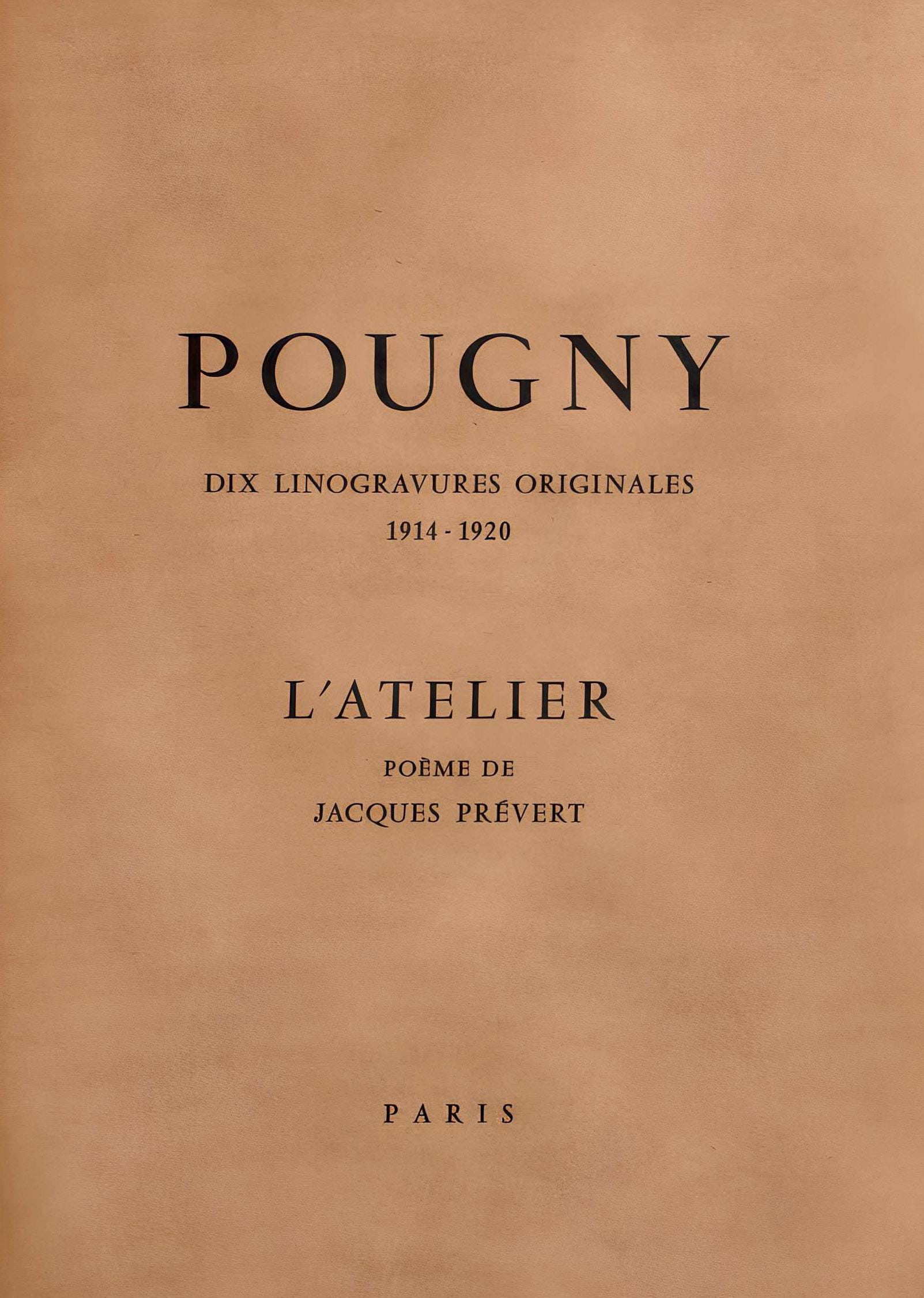 Jean Pougny, Composition, Pougny, dix linogravures originales, 1914-1920, Limited Edition Linocut