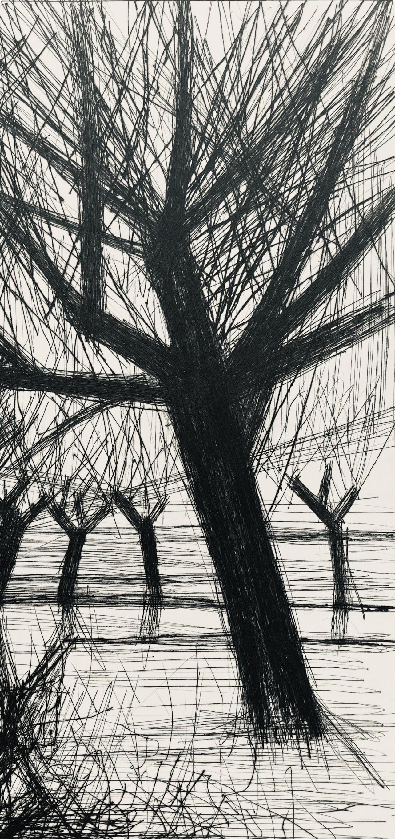 Bernard Buffet, Composition (Reinz 208-222), Voyages Fantastiques, Limited Edition Etching