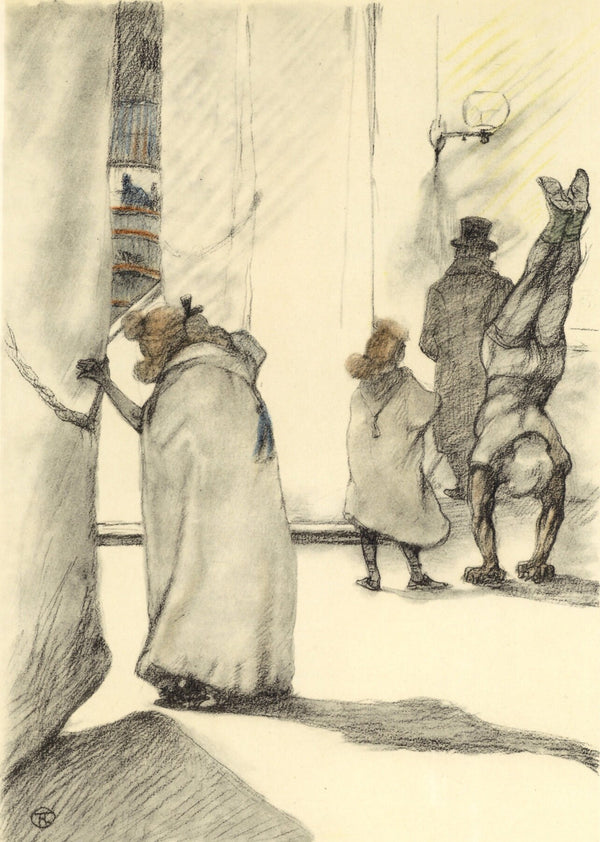 Henri de Toulouse-Lautrec, Dans les coulisses, The Circus by Toulouse-Lautrec, Limited Edition Lithograph