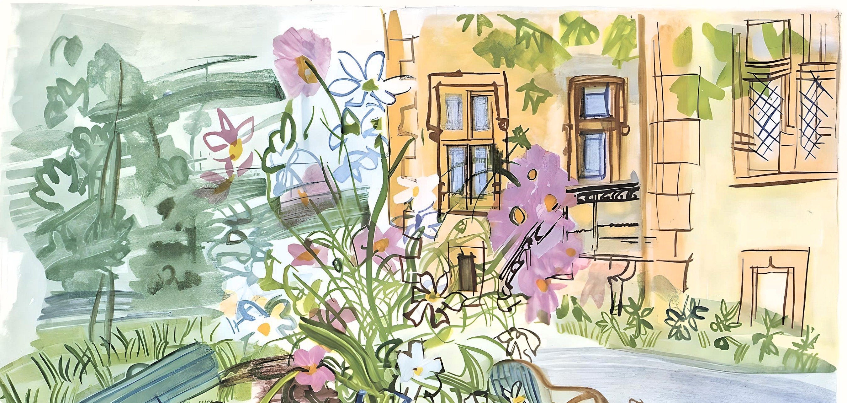 Raoul Dufy, Notre maison de Montsaunès, Vacances forcées