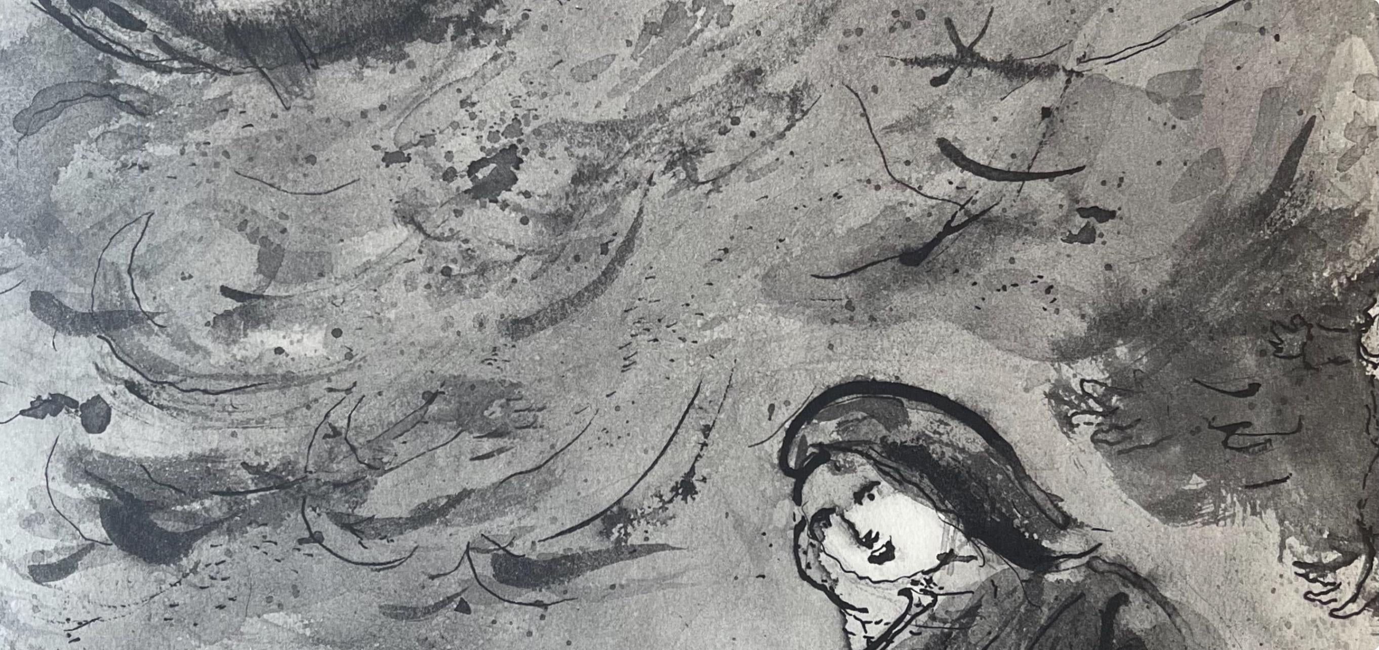 Marc Chagall, Composition, Contes de Boccace, Verve: Revue Artistique et Littéraire, Limited Edition Lithograph