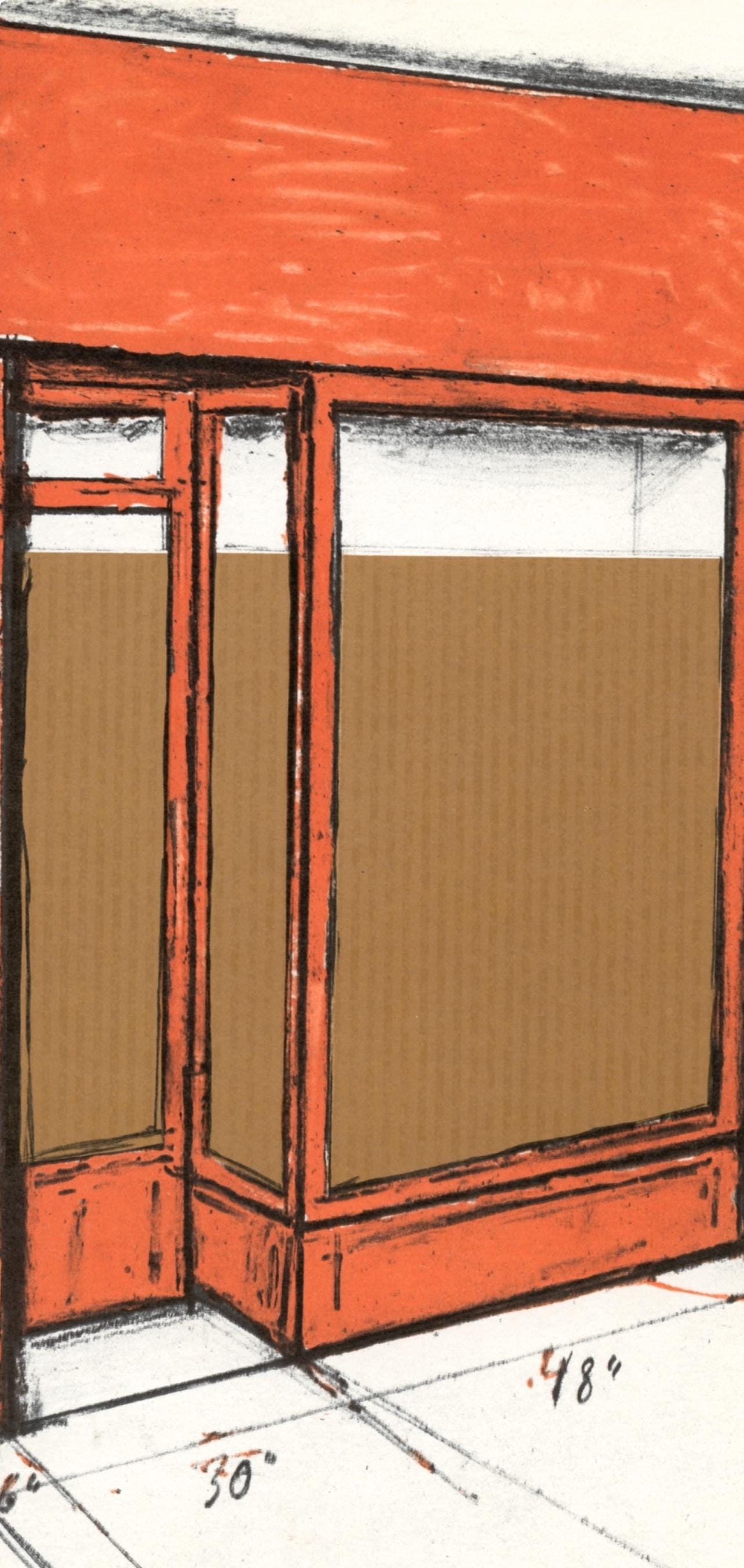 Christo and Jeanne-Claude, Composition, Ediciones Polígrafa, Redfern Gallery, Limited Edition Lithograph