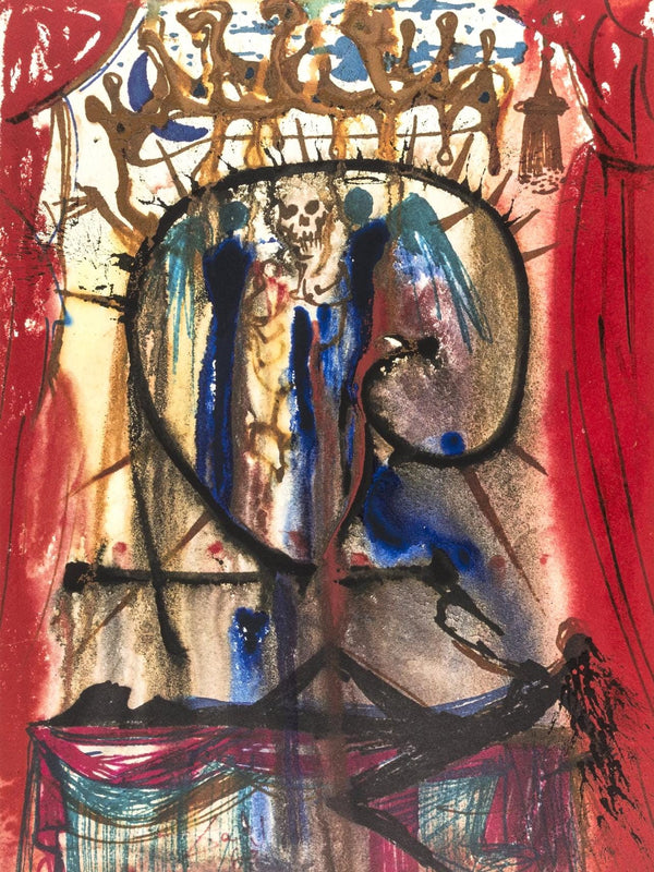 Salvador Dali, Composition (Michler/Löpsinger 1601), Romeo e Giulietta, Limited Edition Lithograph and Silkscreen