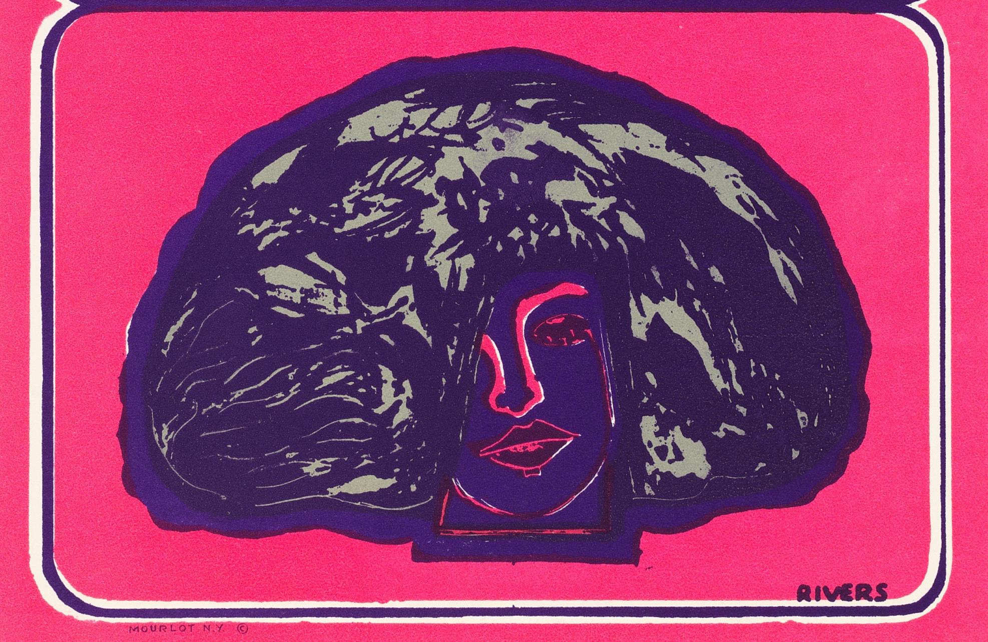 Larry Rivers, A Hut can be a Hairdo, Art in America, Limited Edition Lithograph