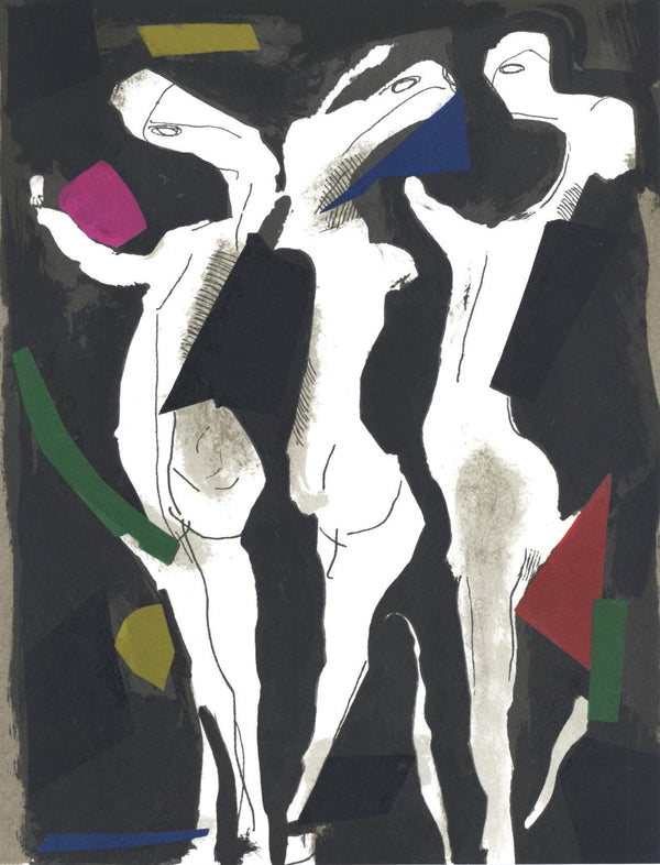 Marino Marini, Composition (Guastalla/Schulz-Hoffman, L-R), XXe siècle, Limited Edition Lithograph