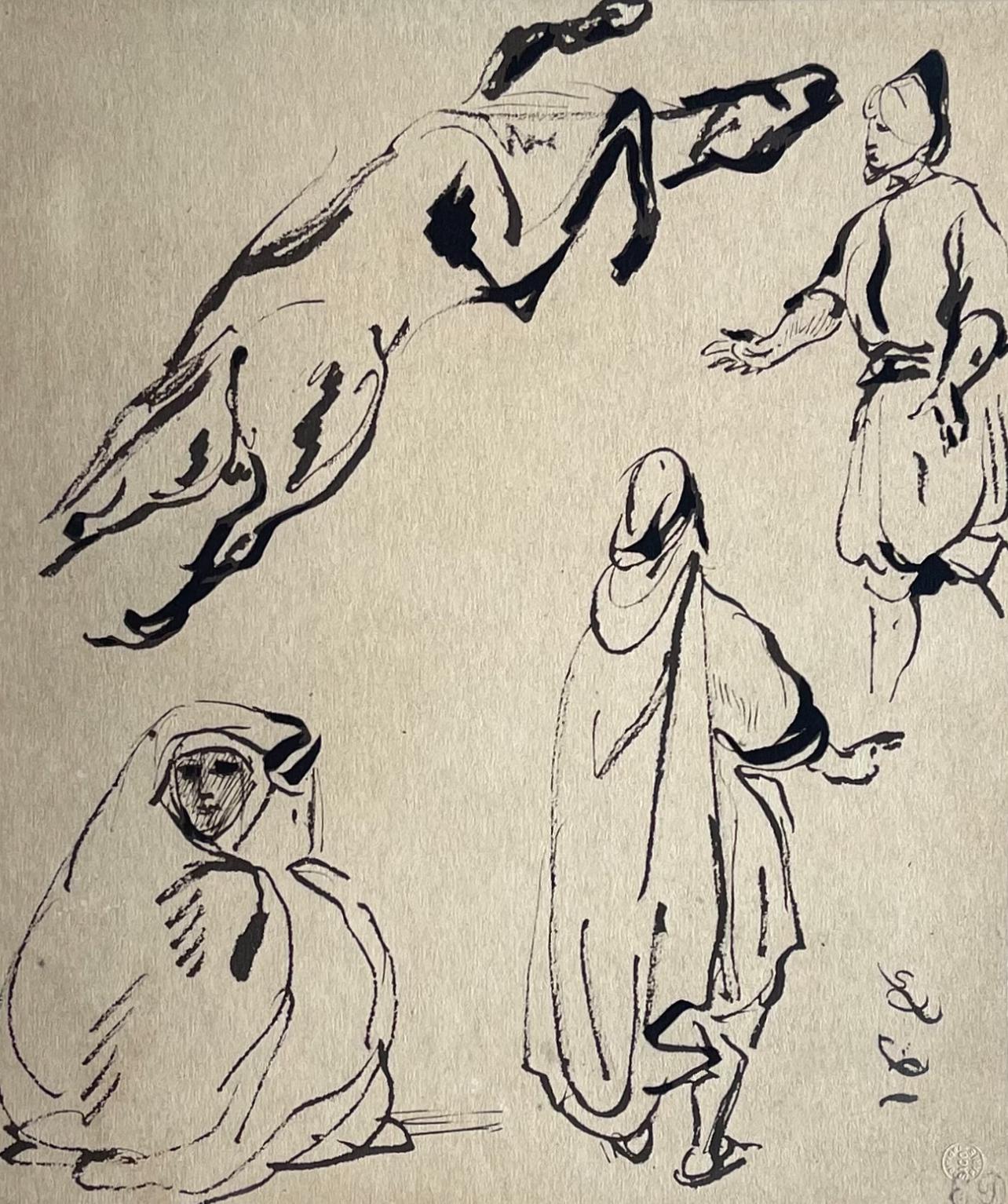 Eugène Delacroix, Composition, Trente et un Dessins et Aquarelles du Maroc, Limited Edition Lithograph