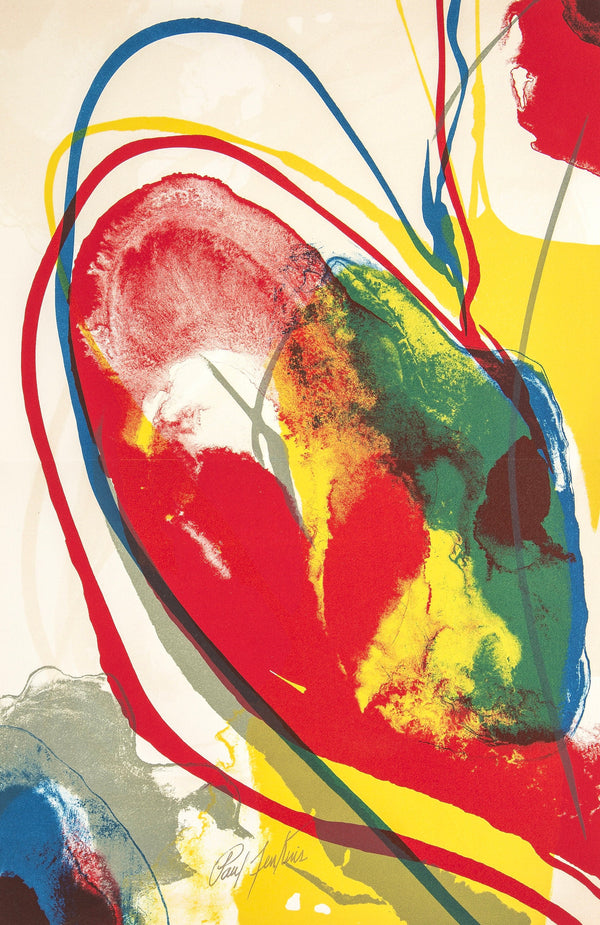 Paul Jenkins, Composition pour Eric, Souvenirs et portraits d'artistes, Limited Edition Lithograph