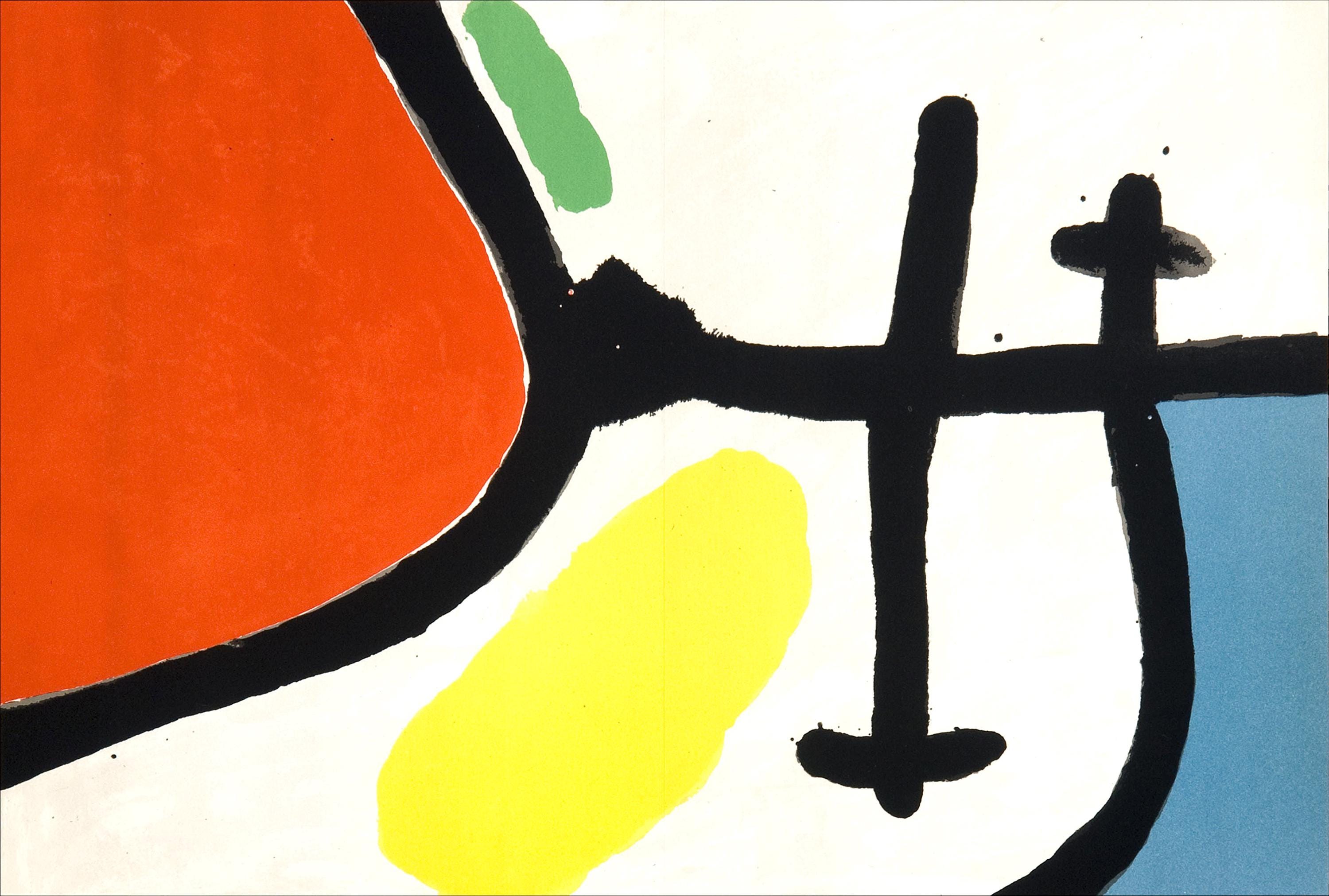 Joan Miró, Composition (Mourlot 872-881; Cramer 164), El tapís de Tarragona, Limited Edition Lithograph
