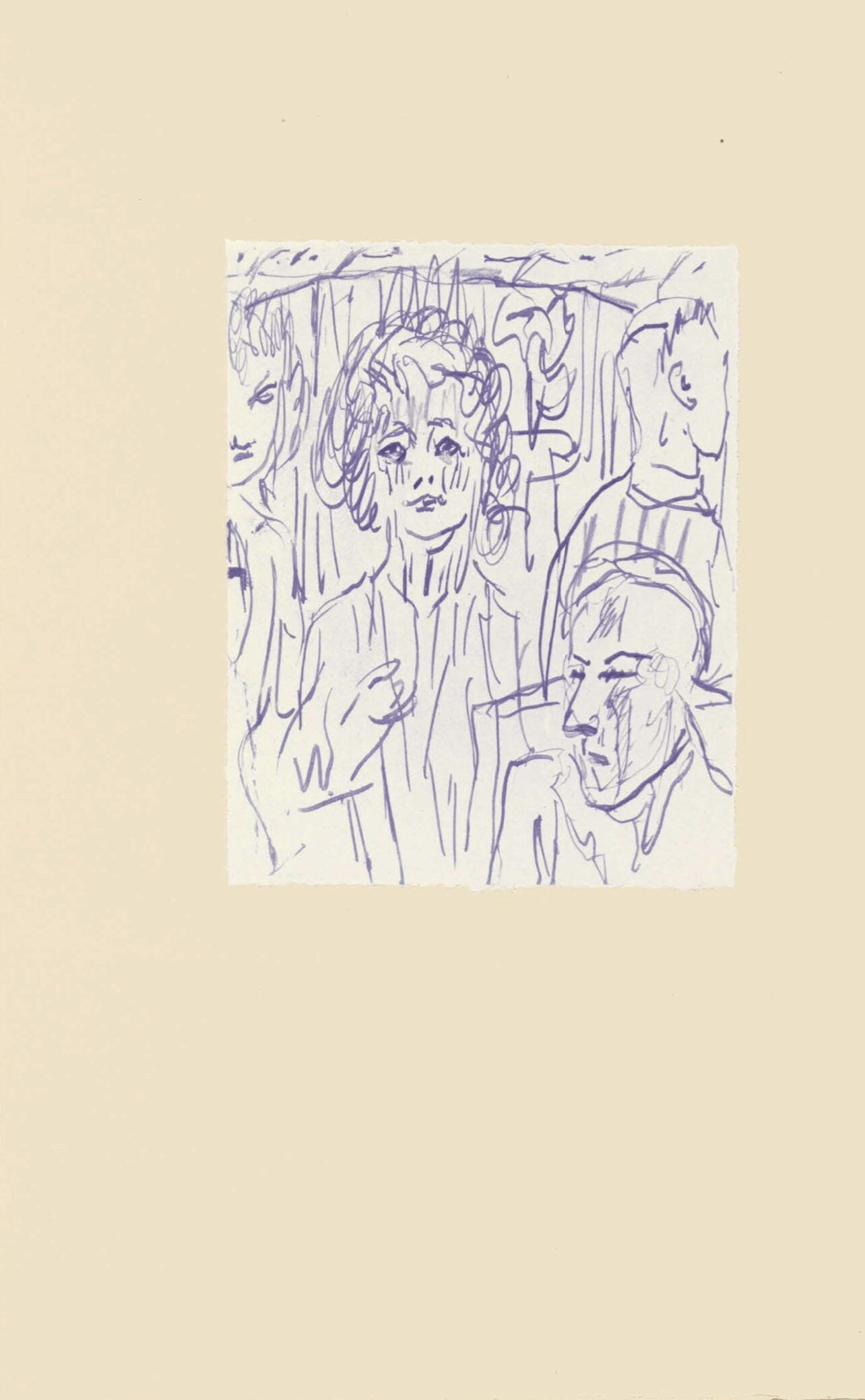Pierre Bonnard, Composition (Terrasse 54), Pierre Bonnard Correspondences, Limited Edition Lithograph