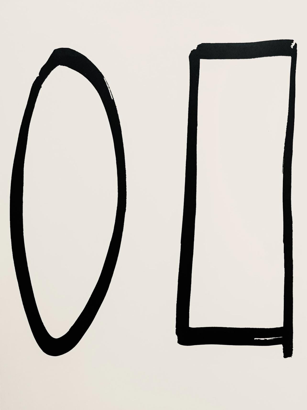 Ellsworth Kelly, Composition (Axsom, I-B), Derrière le miroir, Limited Edition Lithograph