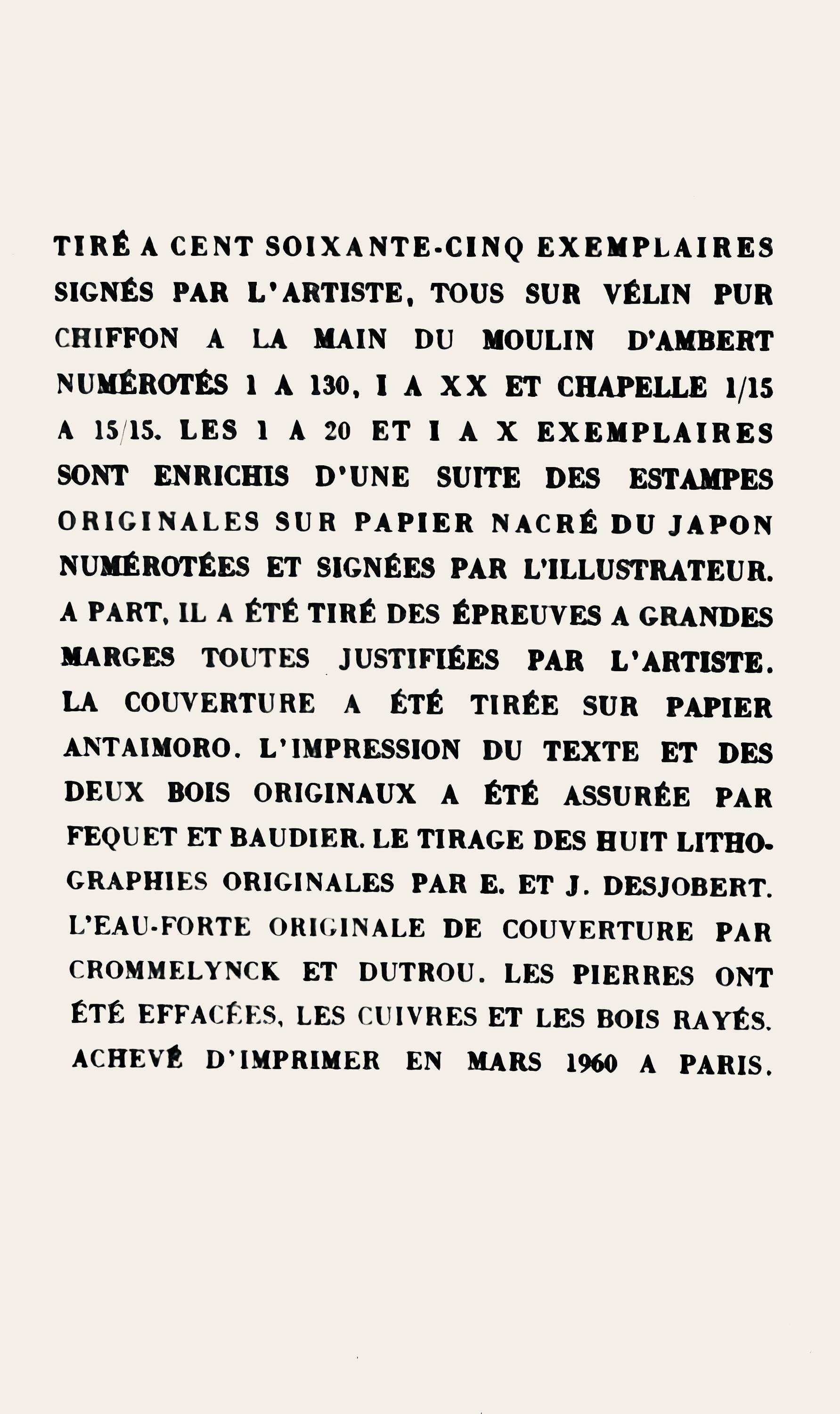Georges Braque, Composition (Vallier 153), Le Tir à l'arc mis en lumière par Georges Braque, Limited Edition Lithograph