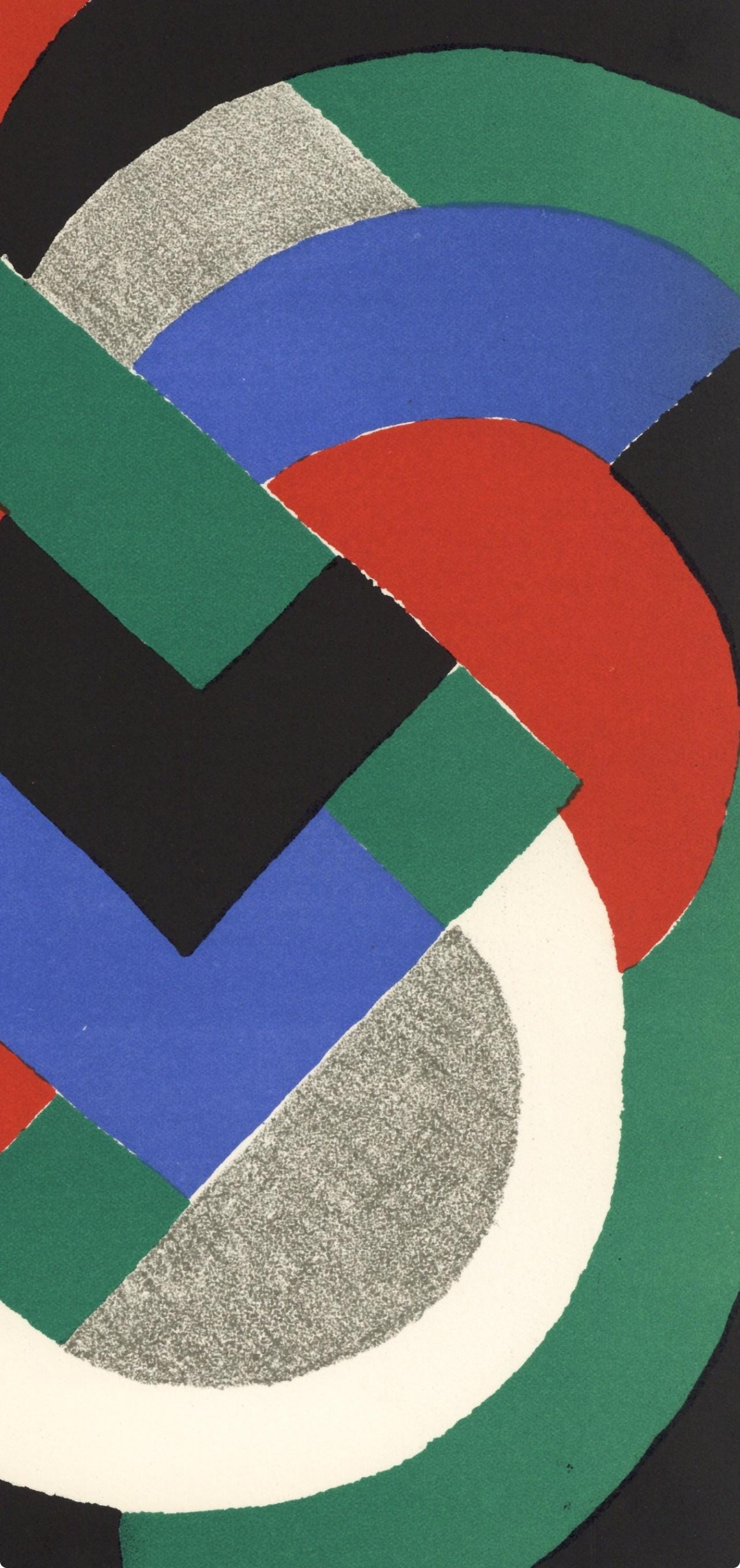 Sonia Delaunay, Composition, XXe siècle, Limited Edition Lithograph