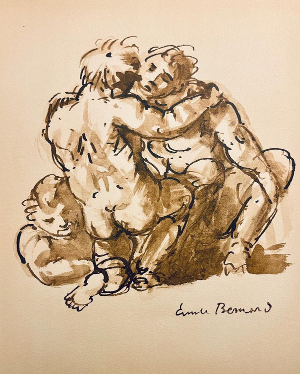 Émile Bernard, Composition, Éloge de Émile Bernard, Limited Edition Woodcut