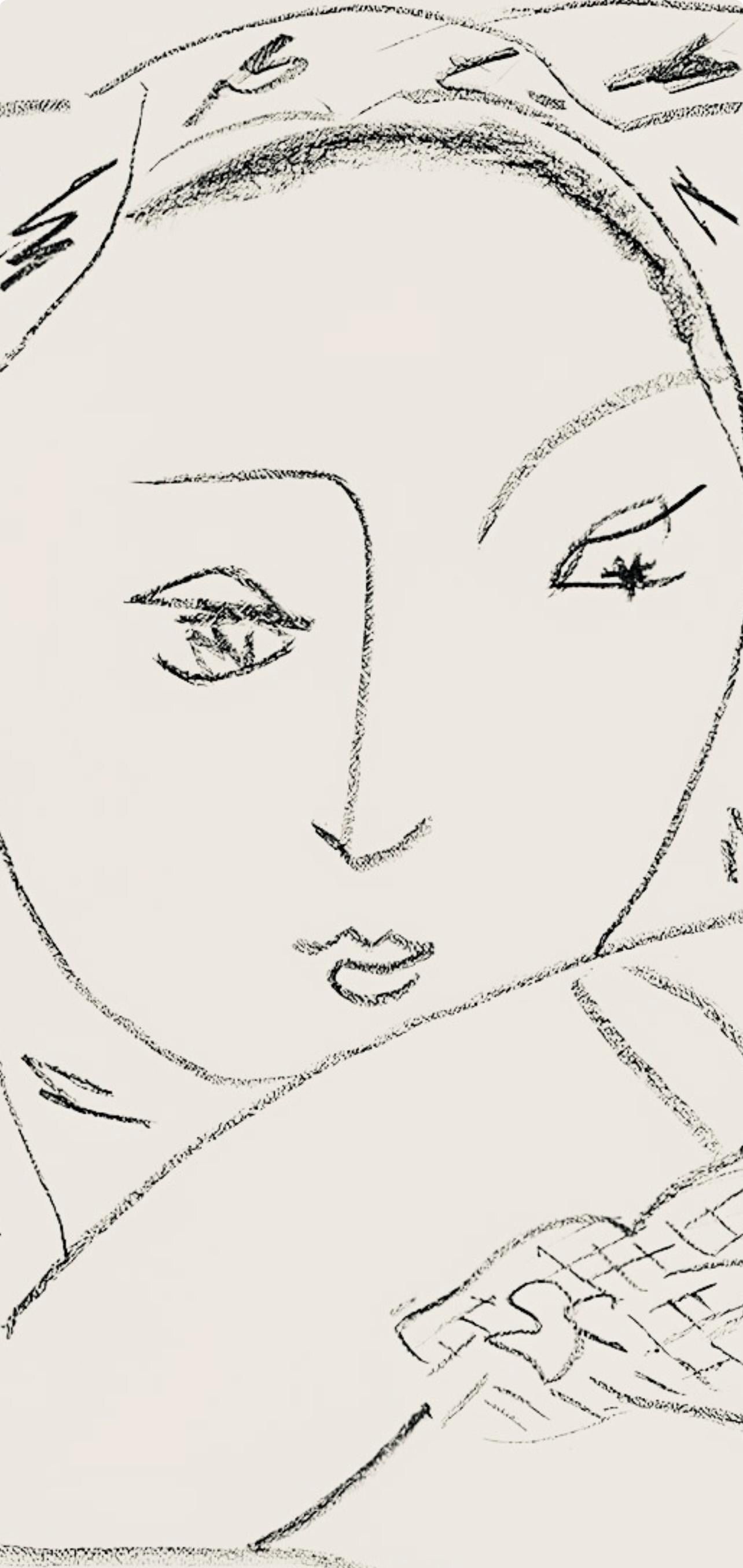 Henri Matisse, Série L, var. 7 (Duthuit 9), Henri Matisse, Dessins, Thèmes et variations, Limited Edition Lithograph