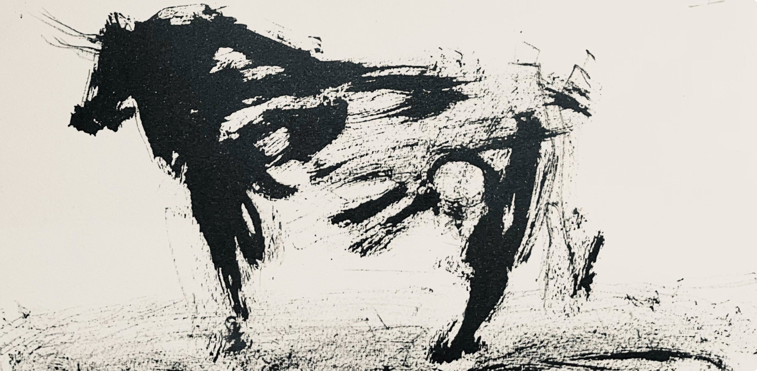 Pablo Picasso, Composition (Bloch 1276; Czwiklitzer 23), Toros y Toreros, Limited Edition Lithograph