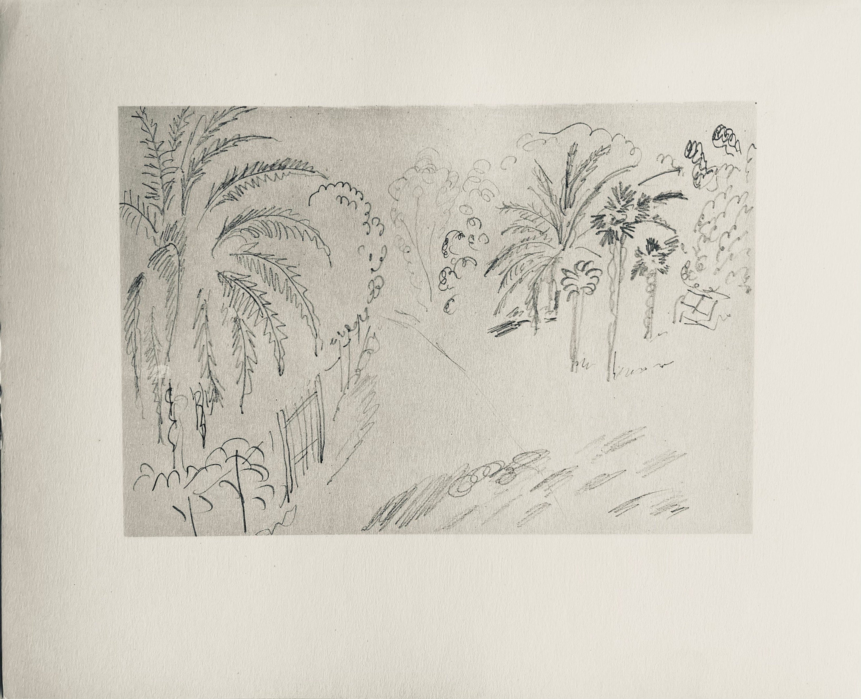 Henri Matisse, Composition (Dutel 3), Dessins de Henri-Matisse, Limited Edition Lithograph