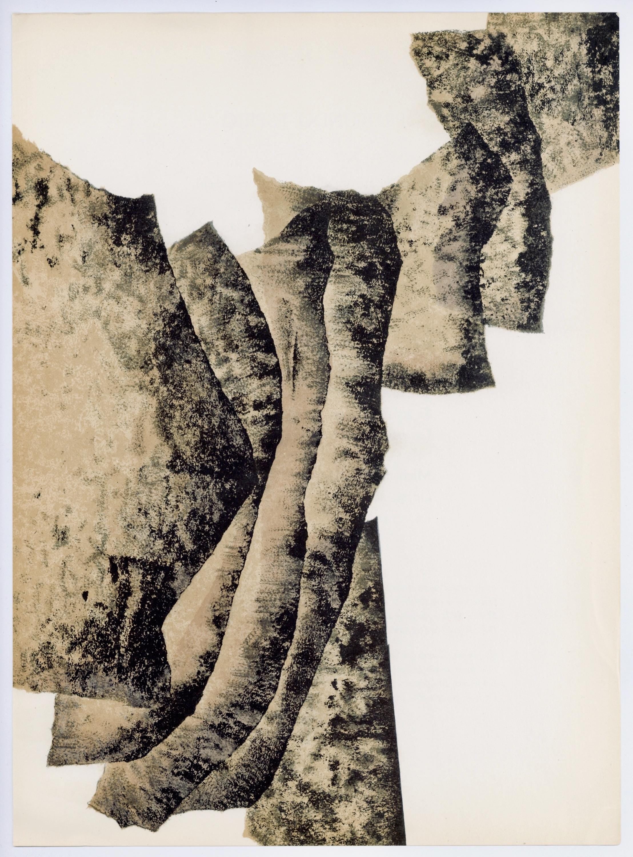 Eduardo Chillida, Composition, Derrière le miroir, Limited Edition Lithograph